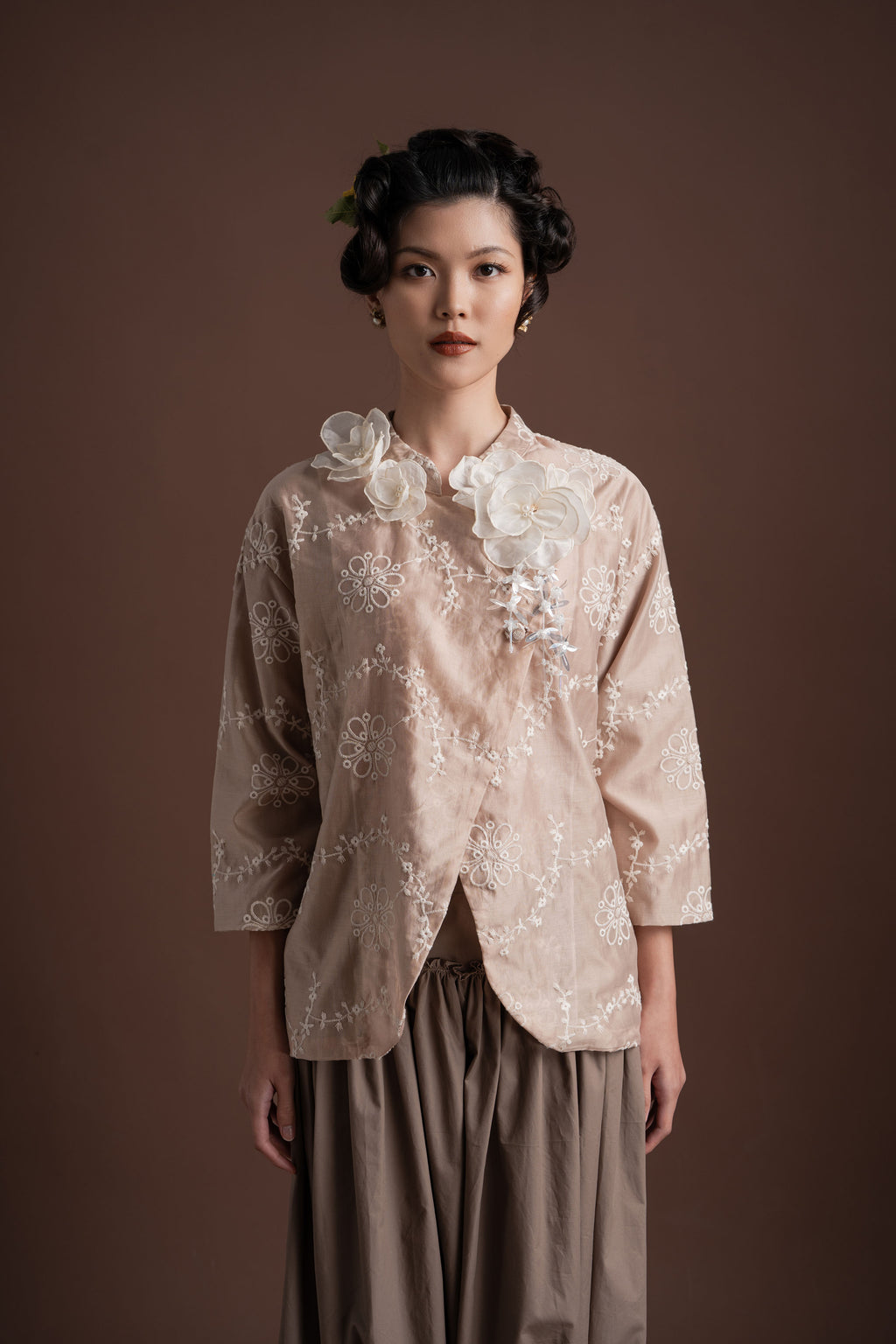 Senandika Senja Top in Mocha