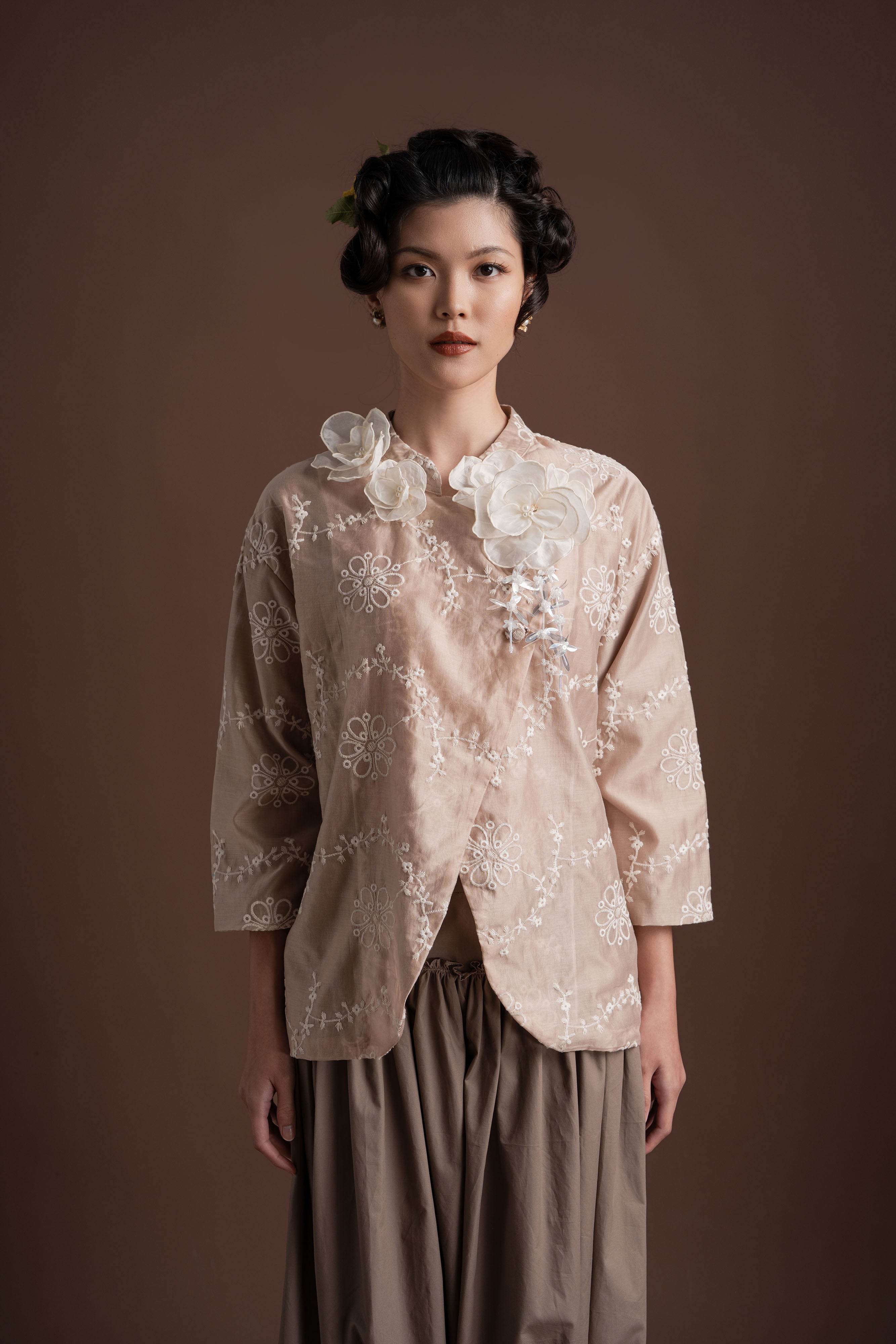 Senandika Senja Top in Mocha