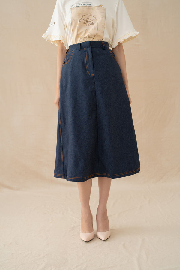 NVR Jeans Skirt in Denim (Ready Shipment 18-28 February 2025)