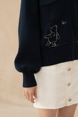 WTP Knit Jacket in Navy (PO Shipment 3-24 March 2025)