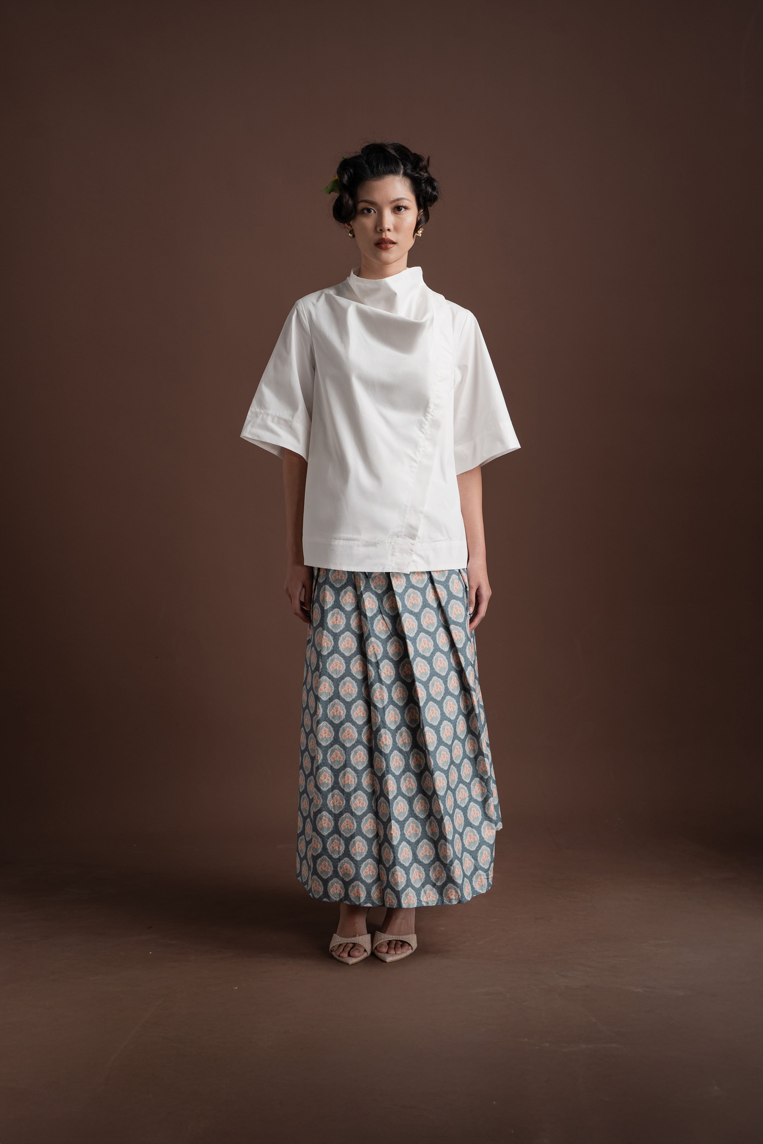 Senandika Teduh Shirt in Buttermilk (Ready shipment date 5-12 March 2026)