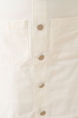 NVR Button Mini Skort in Buttermilk (PO Shipment 3-24 March 2025)