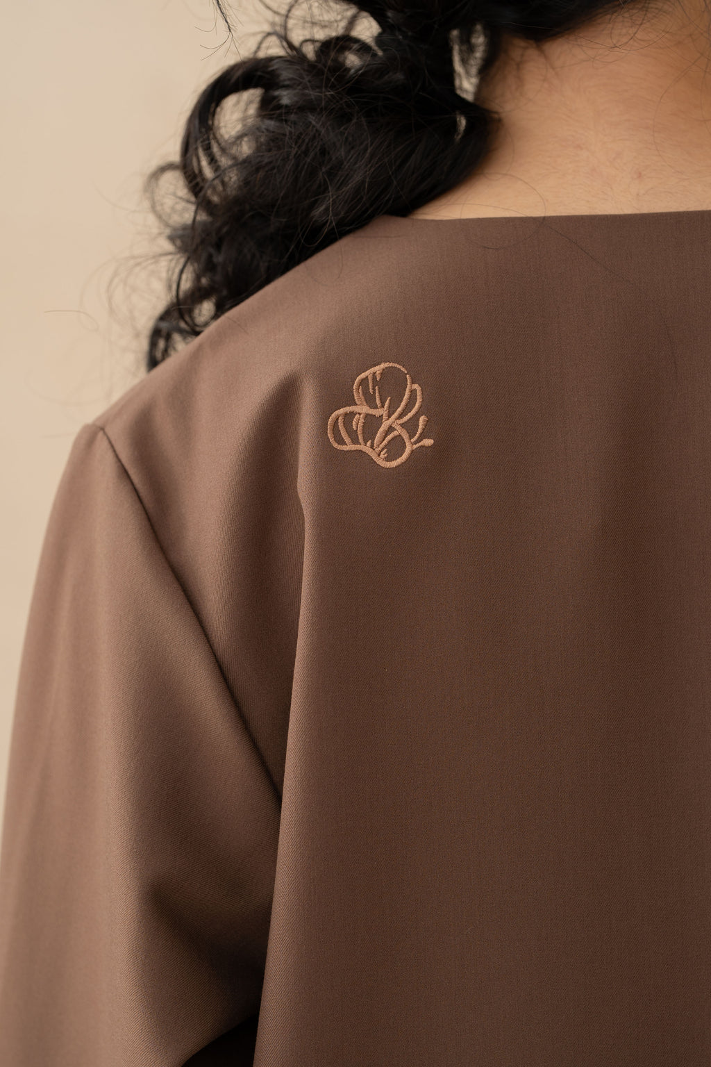 WTP Embroidery Outer in Latte