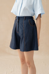 NVR Flate Shorts in Denim (Ready Shipment 18-28 February 2025)