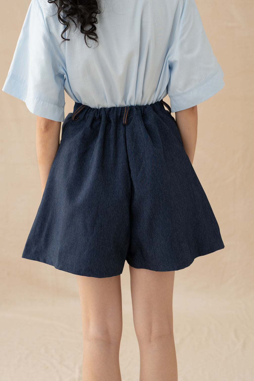 NVR Flate Shorts in Denim