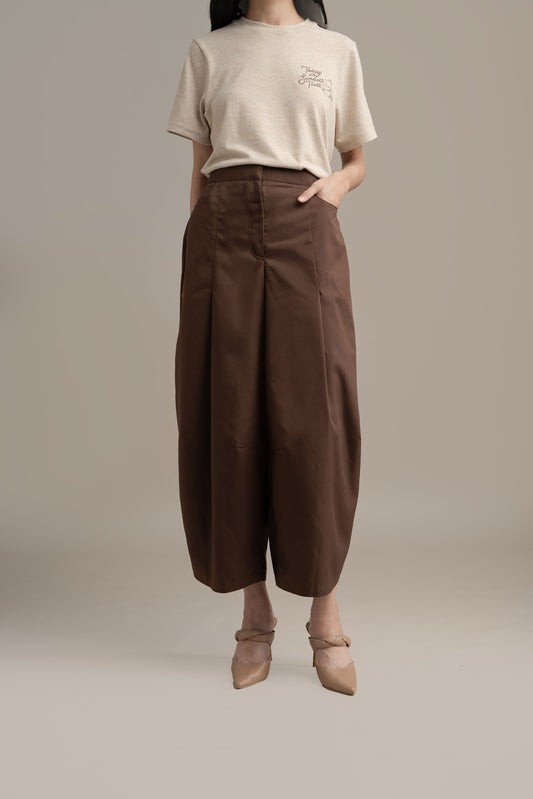 Cinderella Barrel Pants In Toffee