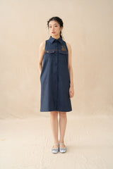 WTP Jeans Mini Dress in Denim (Ready Shipment 18-28 February 2025)