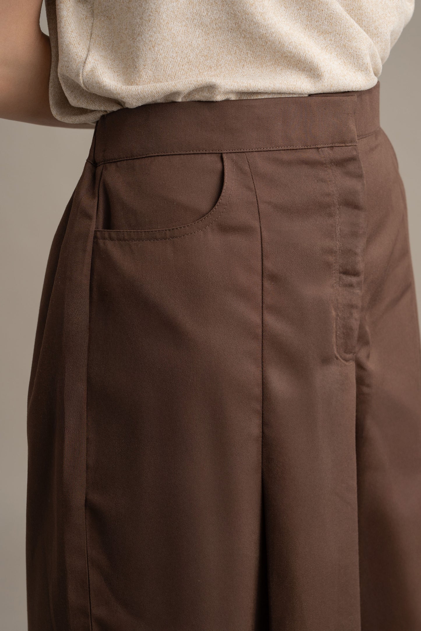 Cinderella Barrel Pants In Toffee