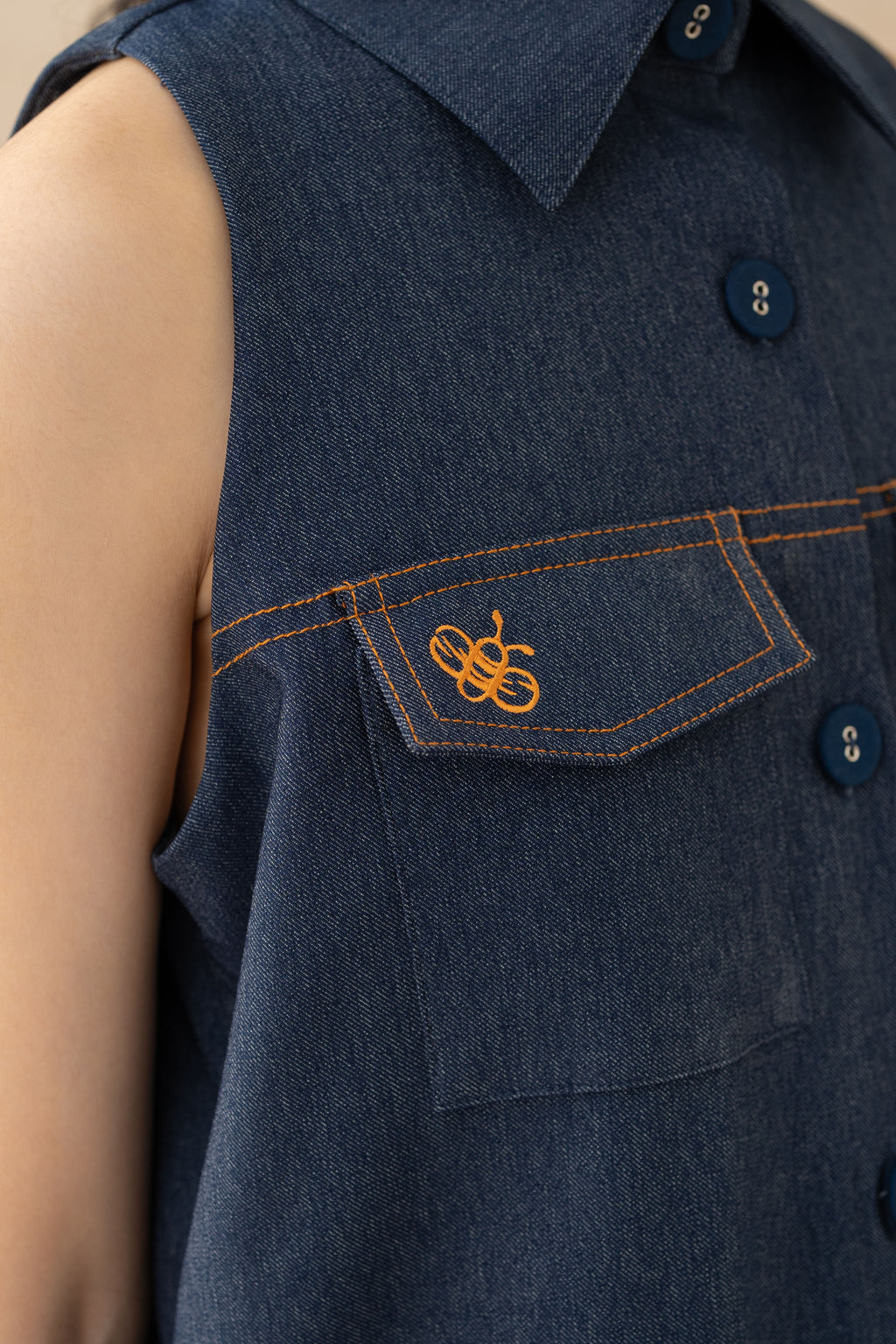 WTP Jeans Mini Dress in Denim