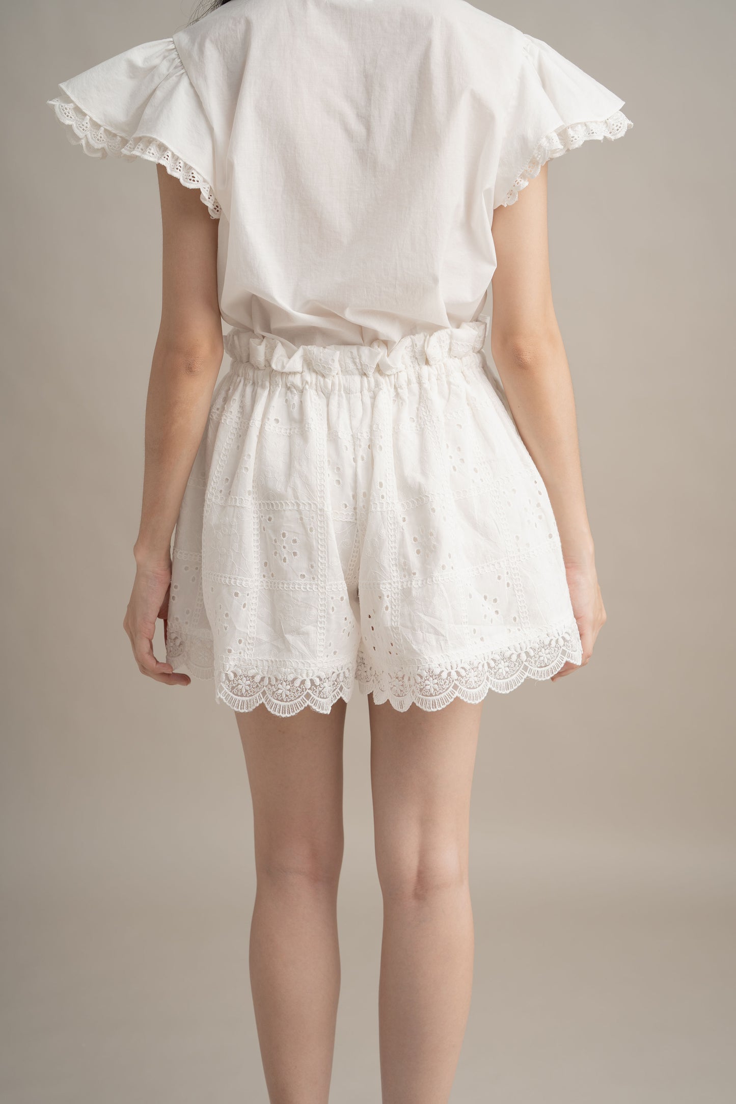 Cinderella Lacey Short In Buttermilk