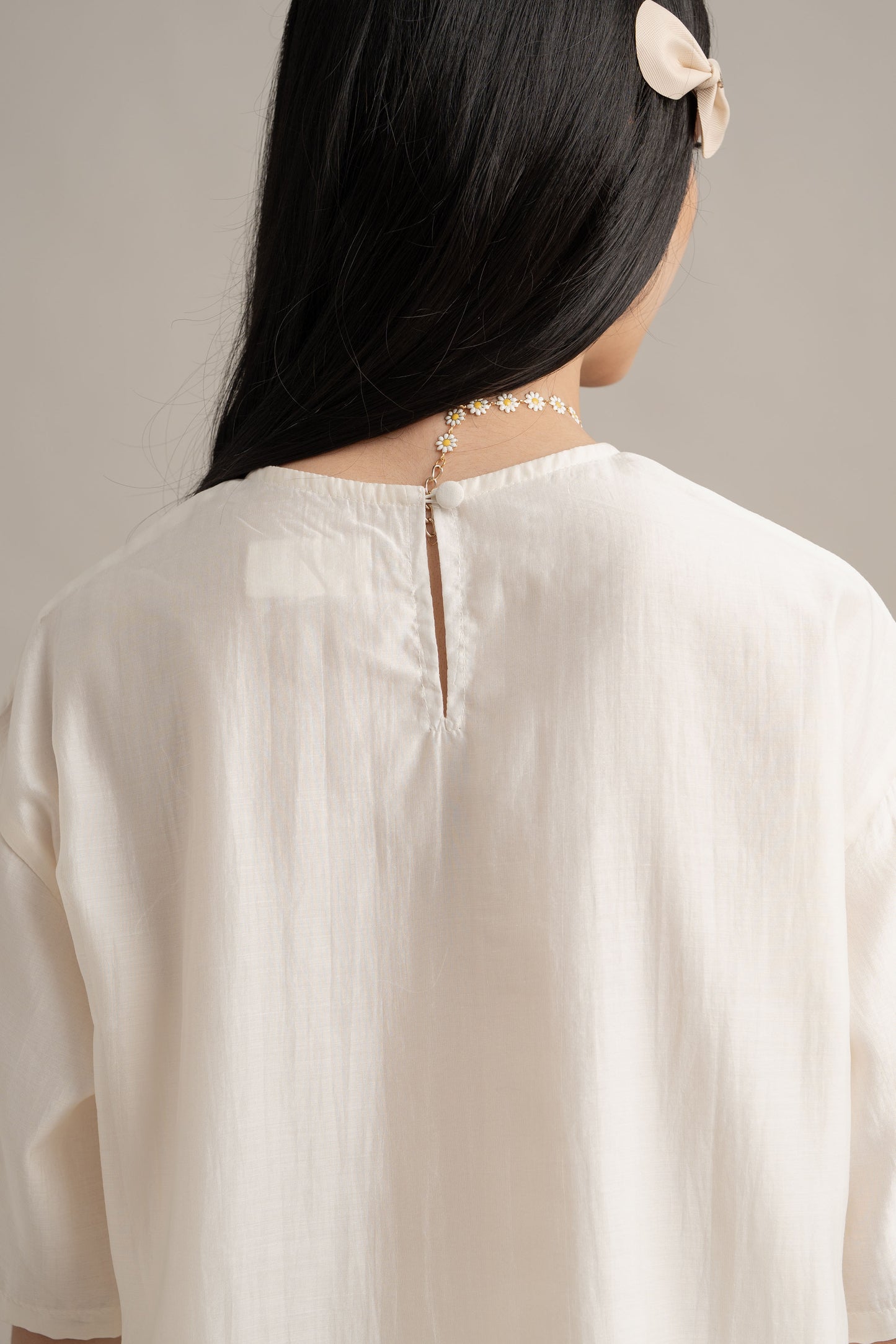 Cinderella Lace Top In Buttermilk