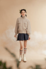 WTP Knit Jacket in Cream (PO Shipment 3-24 March 2025)