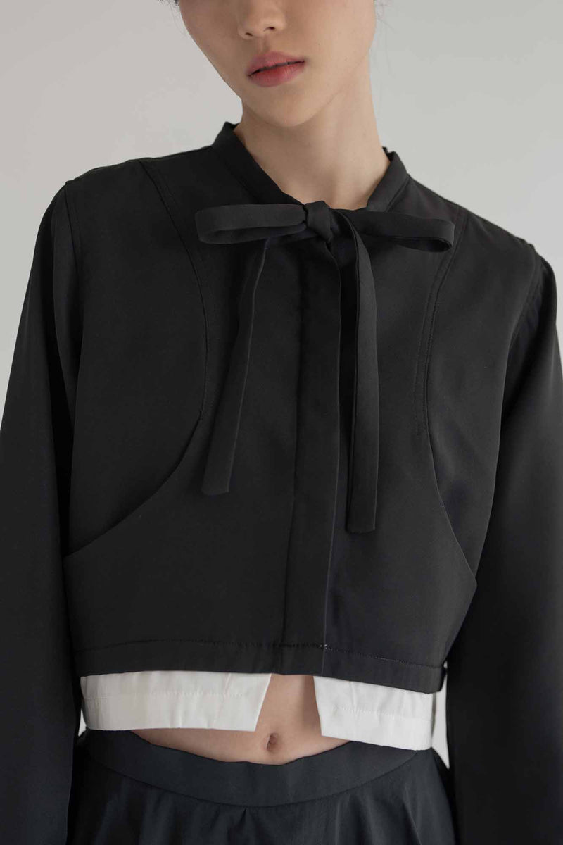 TTK Ribbon Crop Blazer