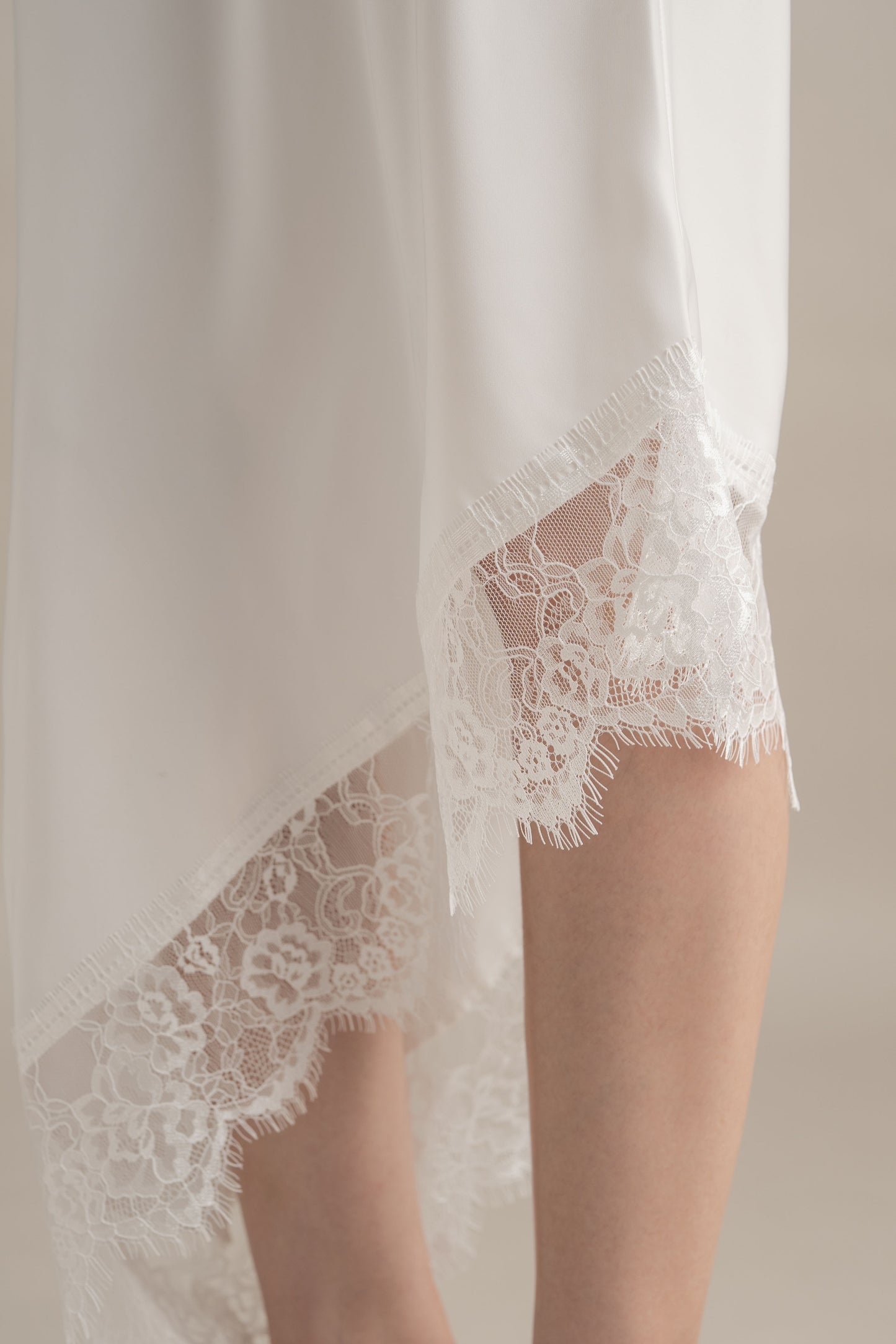 Cinderella Lacey Skirt In Buttermilk