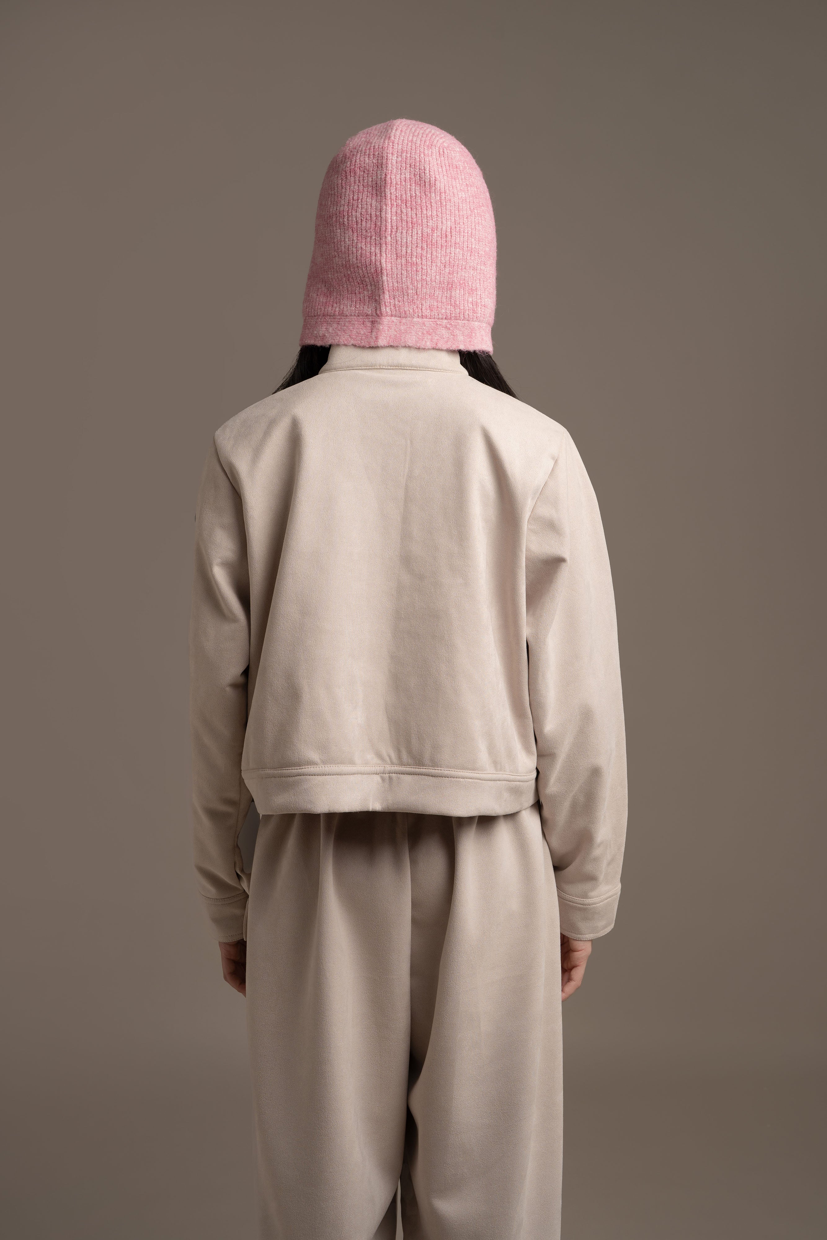 THC Suede Pocket Jacket In Winter Fog