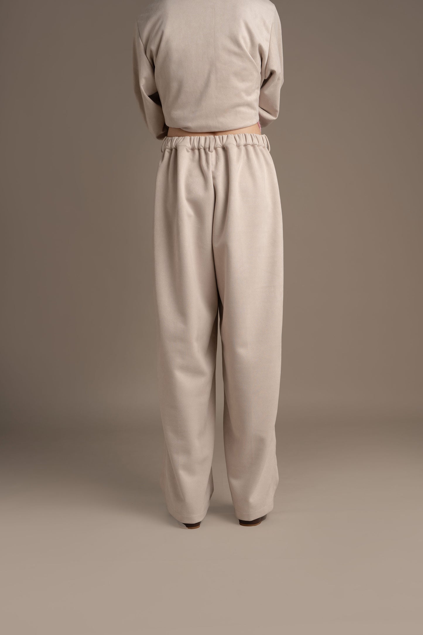 THC Suede Pants In Winter Fog