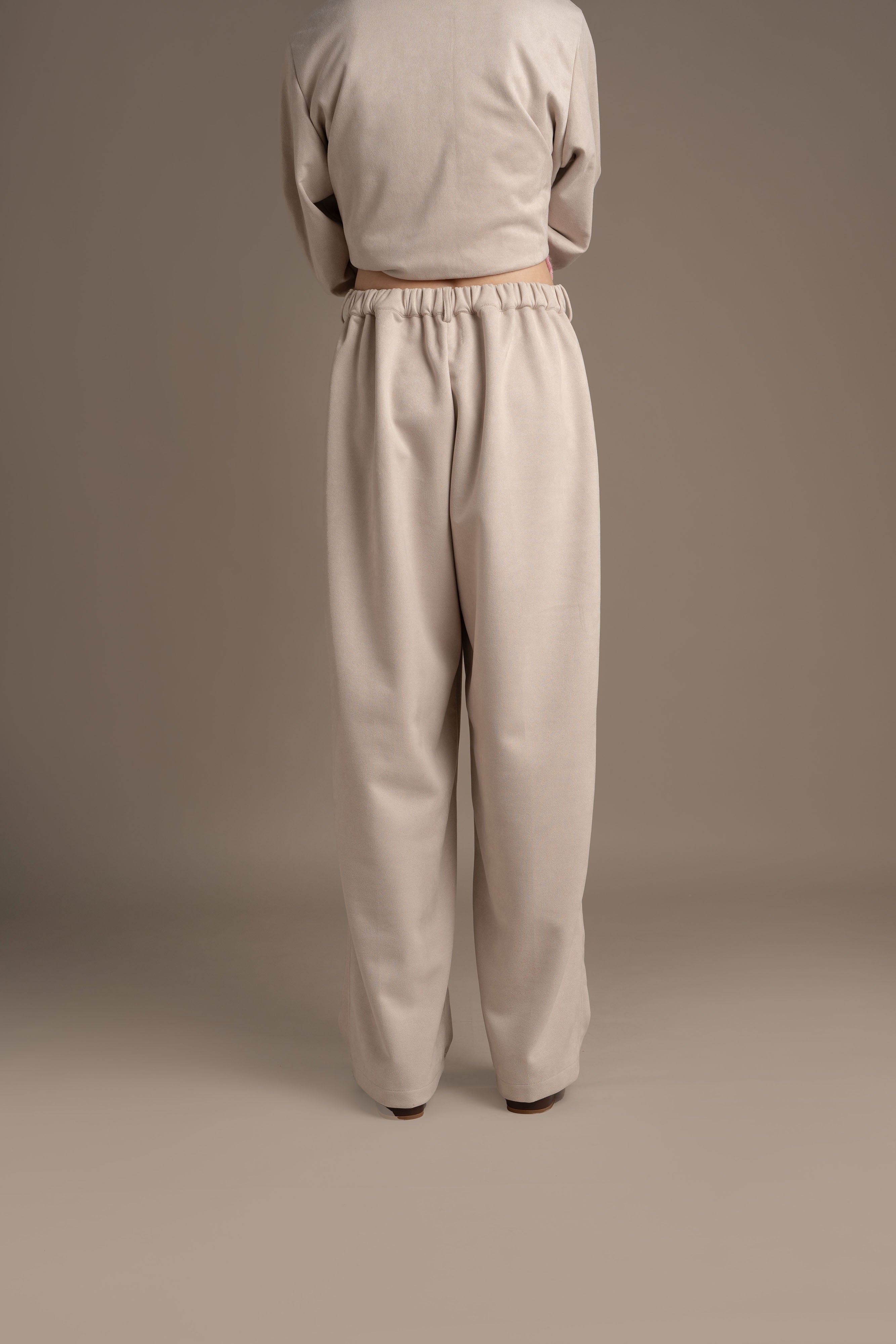 THC Suede Pants In Winter Fog