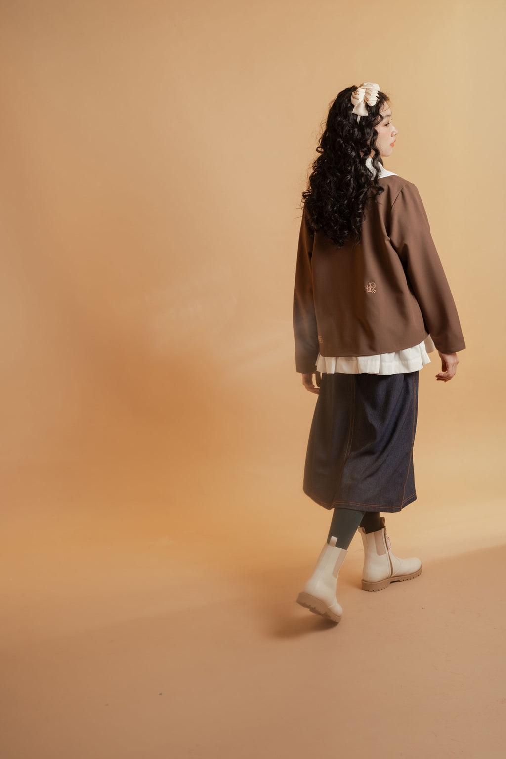 WTP Embroidery Outer in Latte