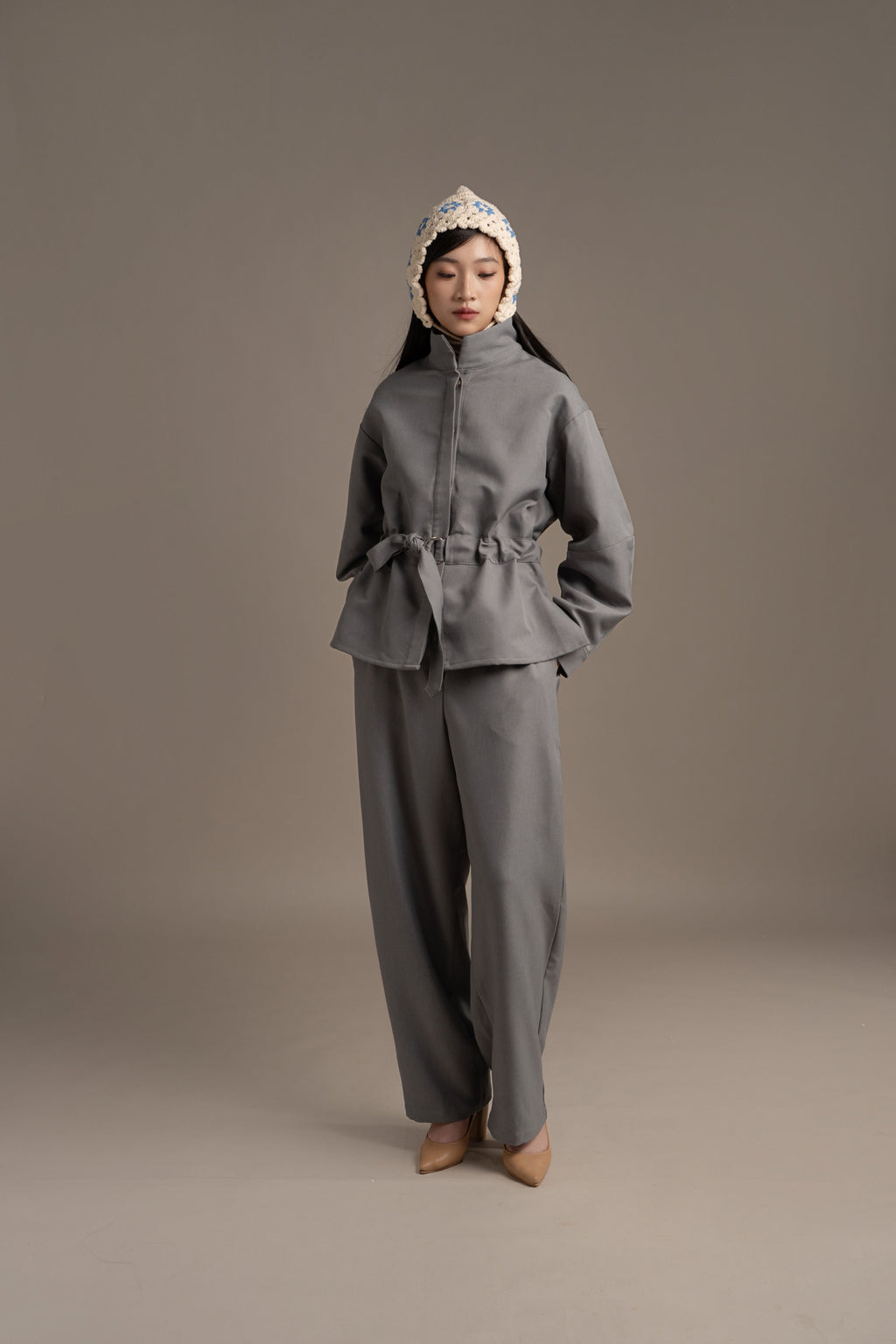 THC Overshirt Jacket In Artic Smoke