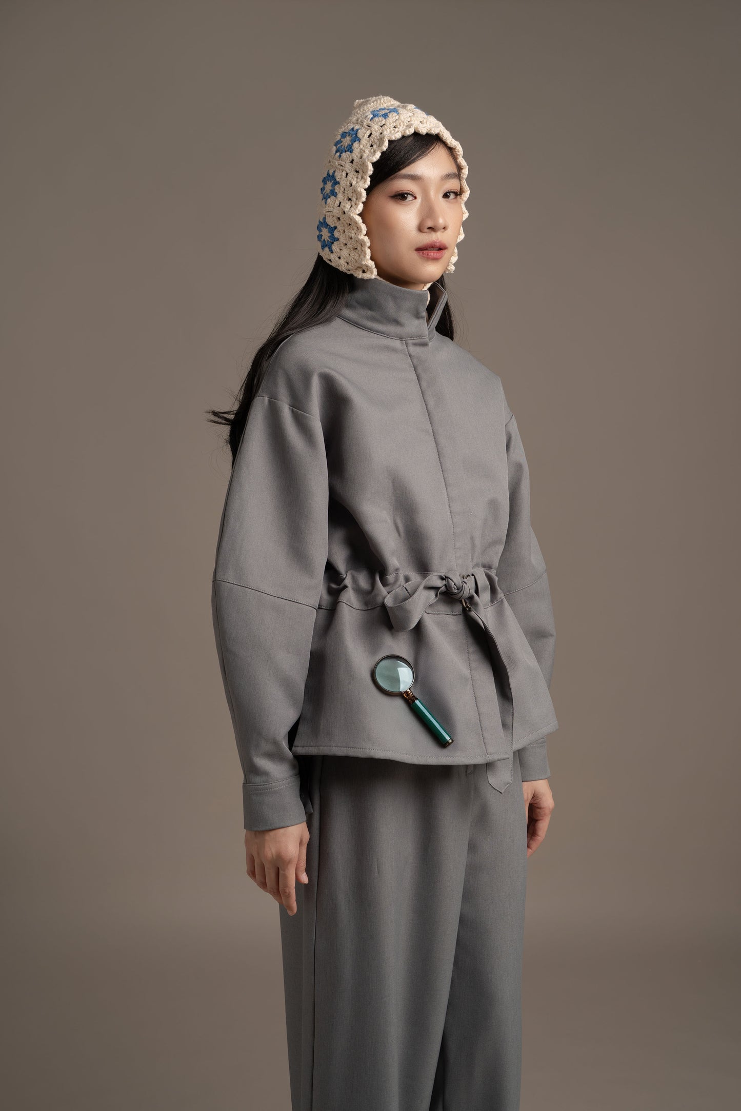 THC Overshirt Jacket In Artic Smoke (Ready Shipment Date 08 - 15 December 2025)