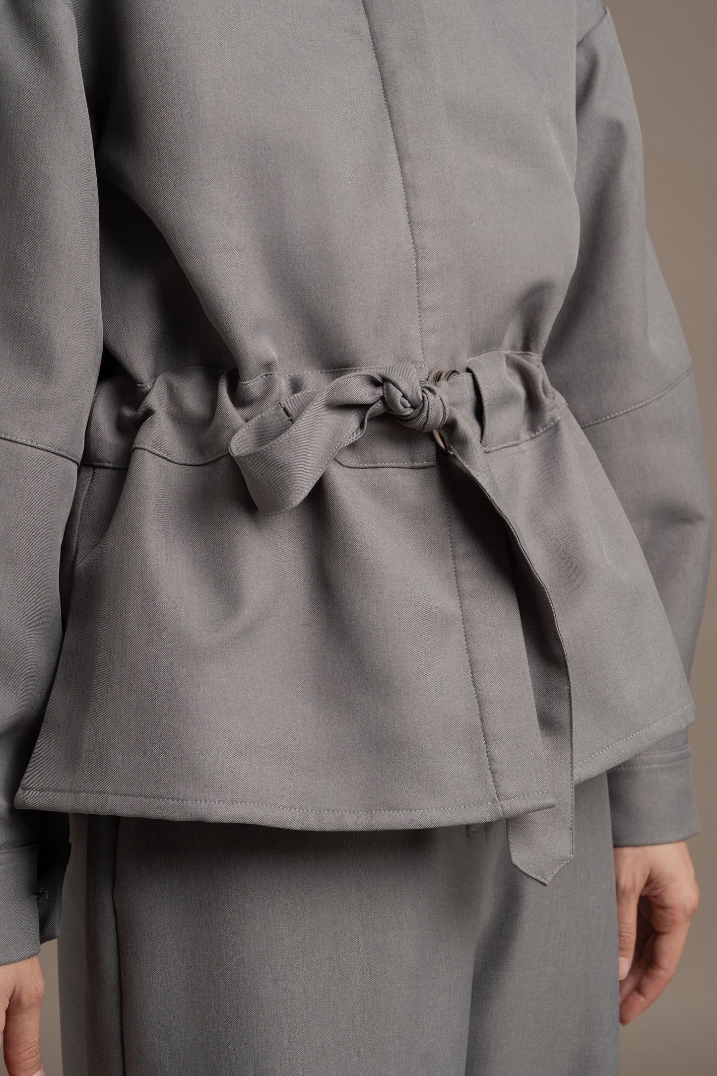 THC Overshirt Jacket In Artic Smoke (Ready Shipment Date 08 - 15 December 2025)