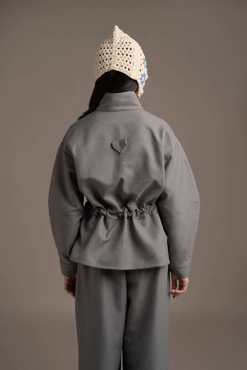 THC Overshirt Jacket In Artic Smoke