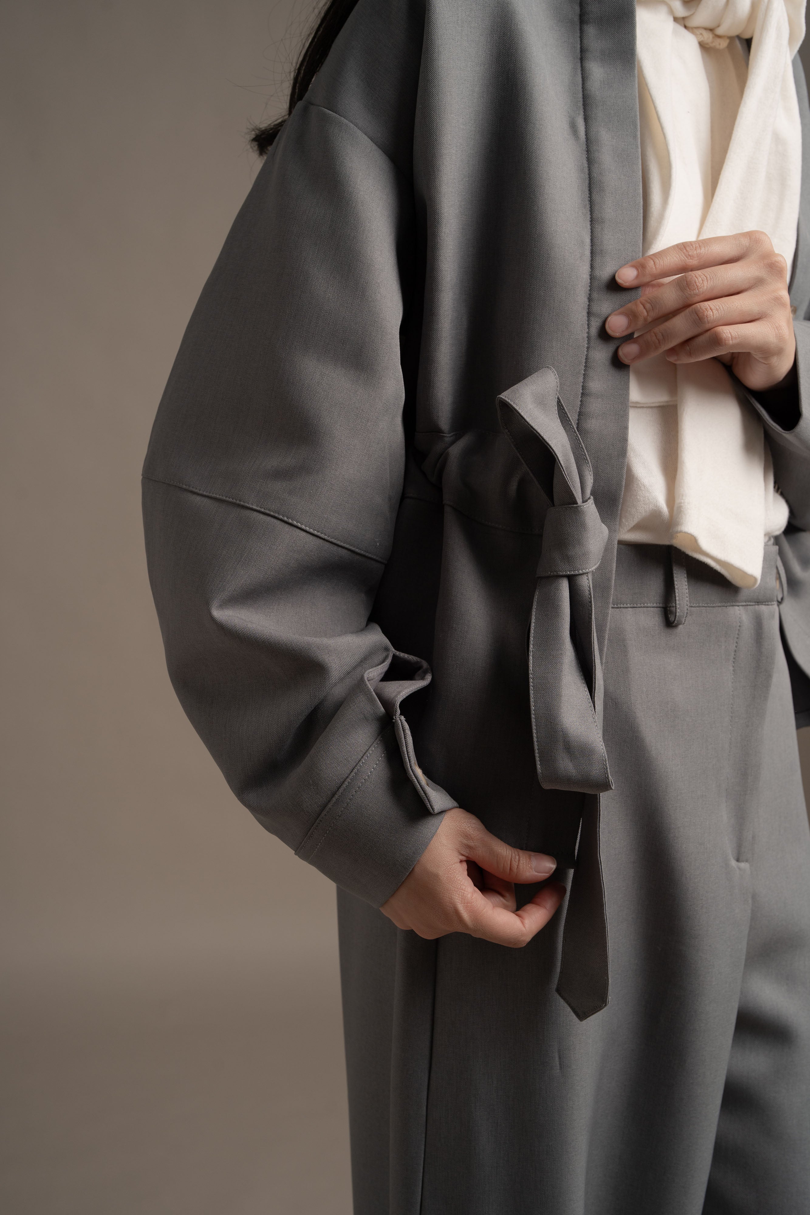 THC Overshirt Jacket In Artic Smoke