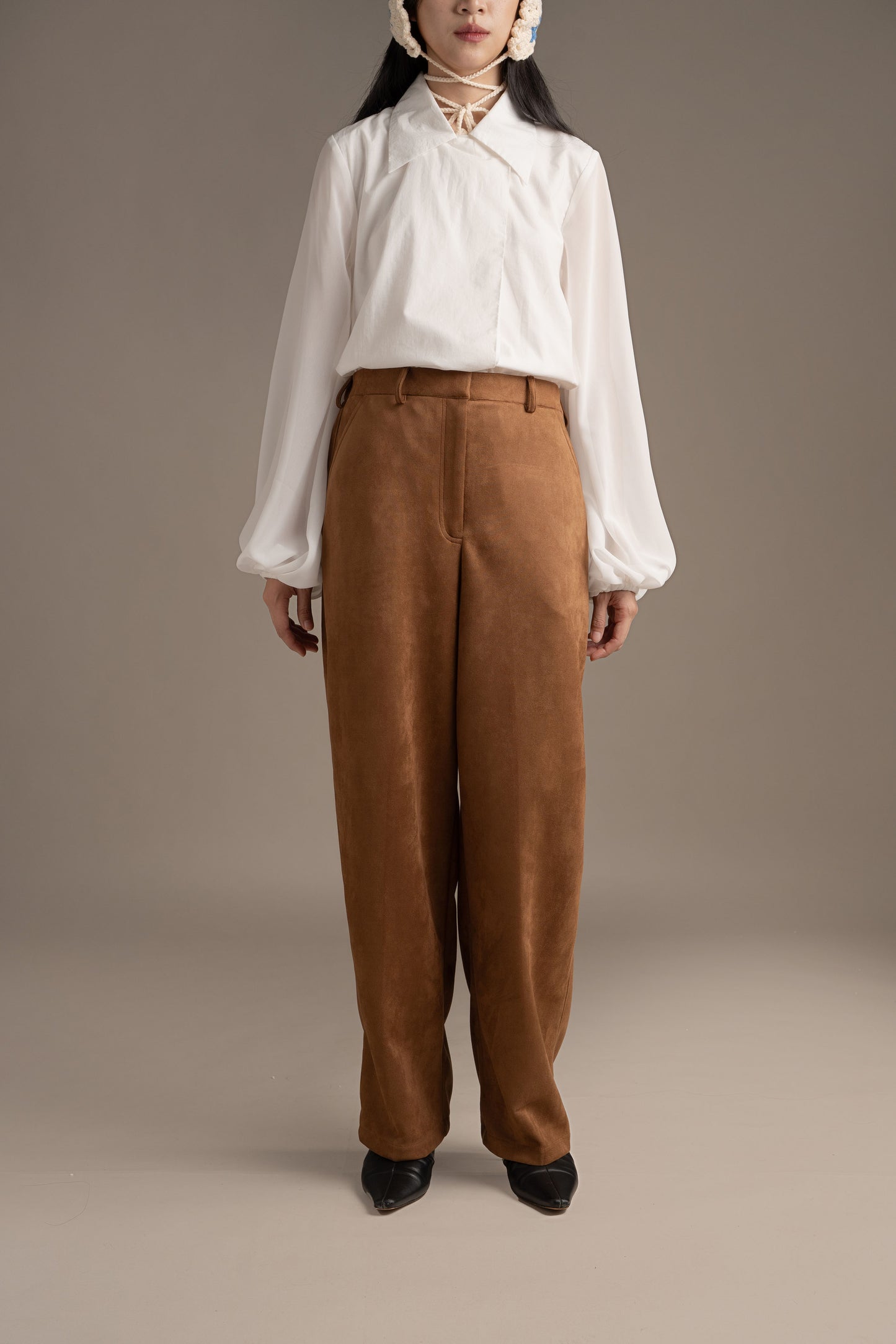 THC Suede Pants In Toffee