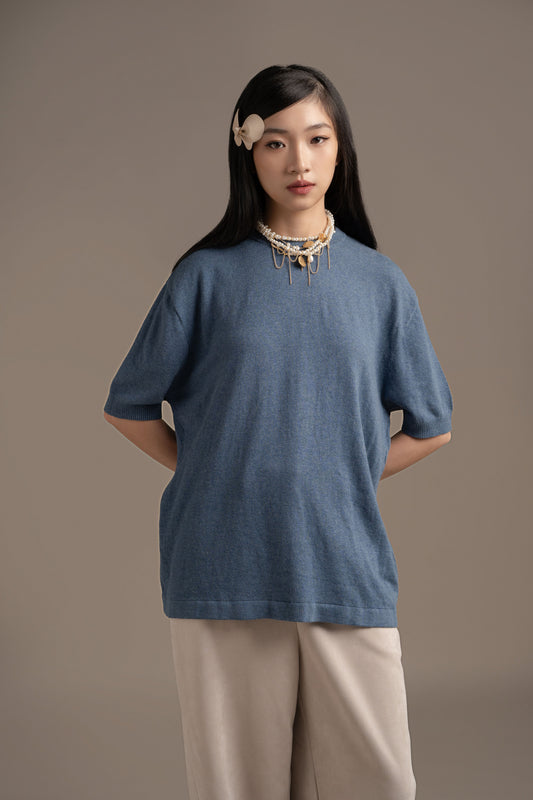 THC Knit Tee In Frozen Lake