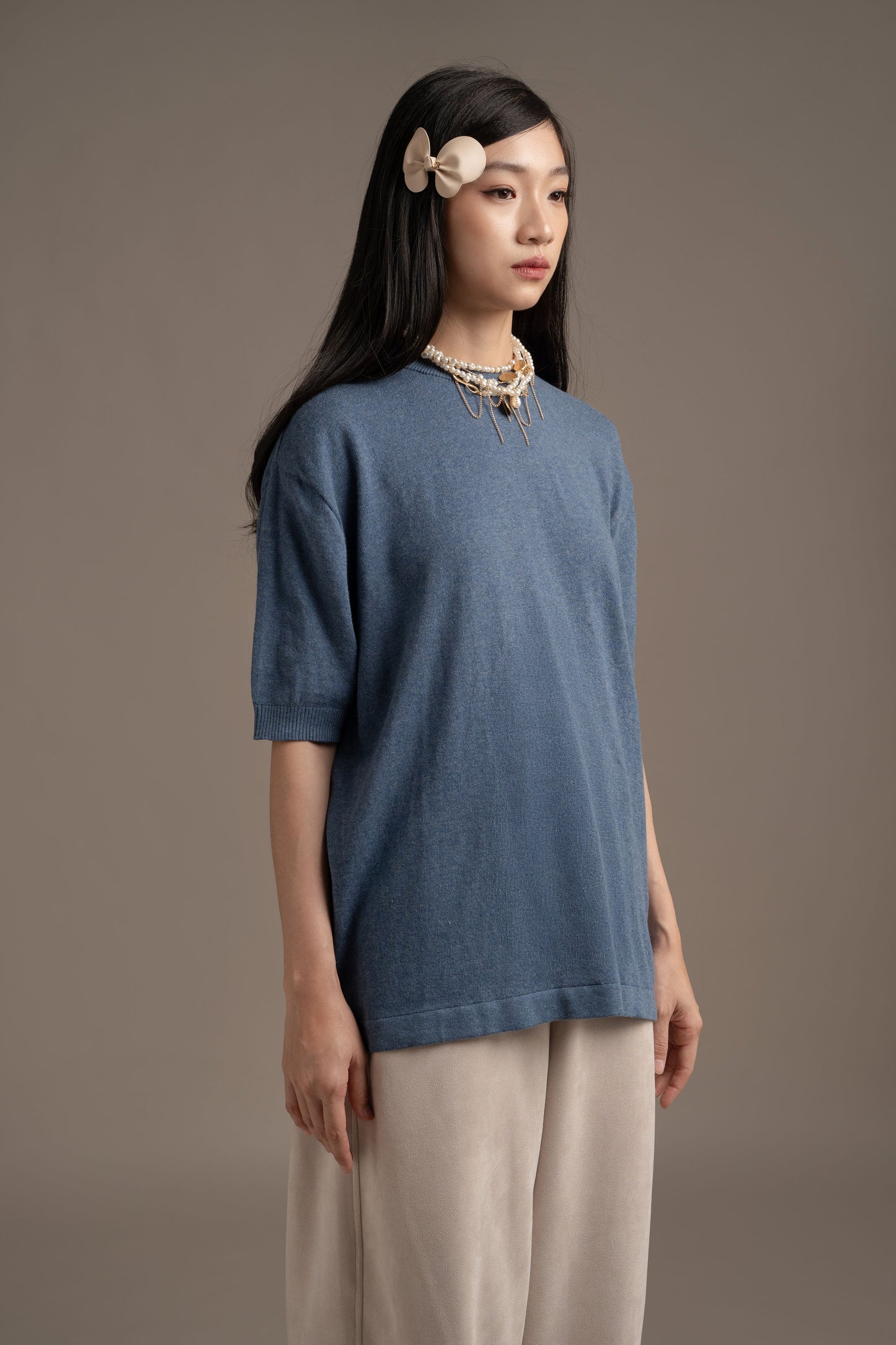 THC Knit Tee In Frozen Lake