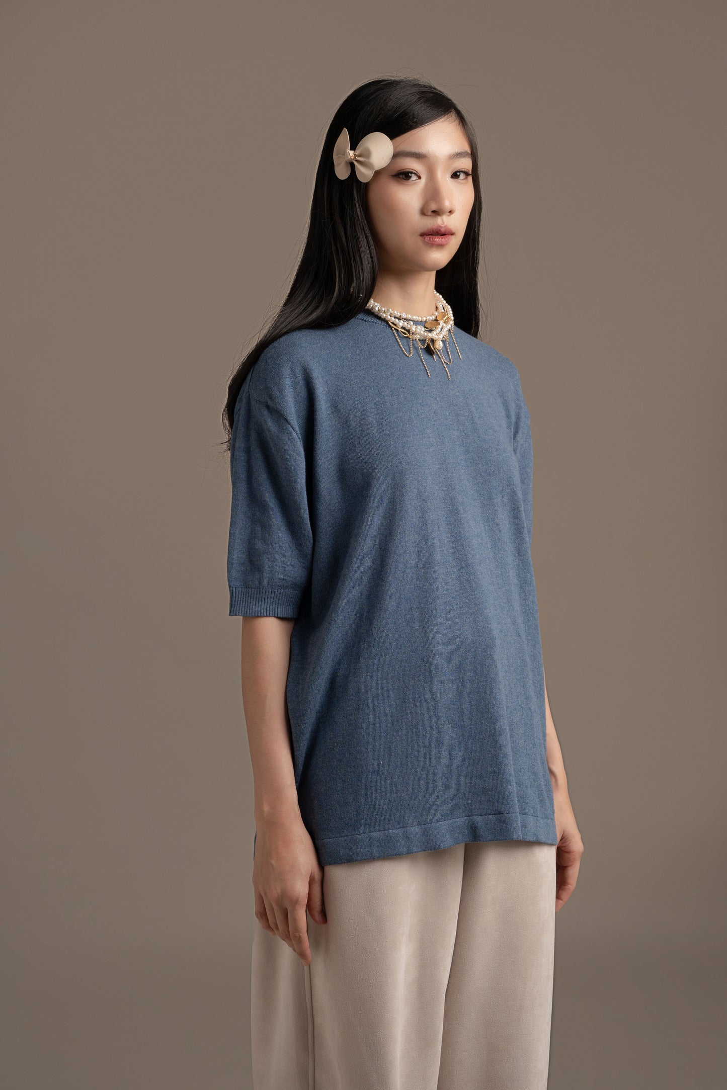 THC Knit Tee In Frozen Lake