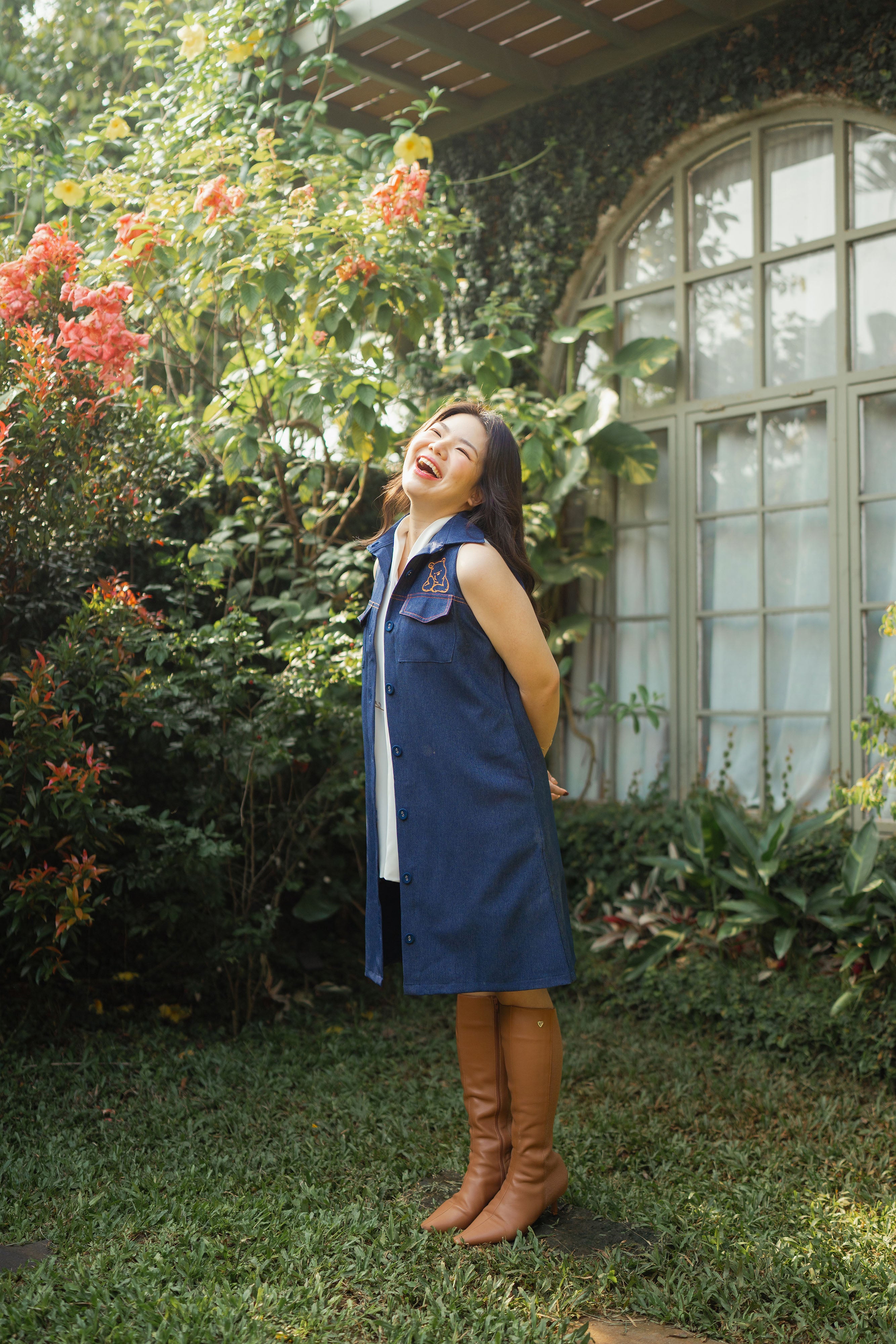 WTP Jeans Mini Dress in Denim