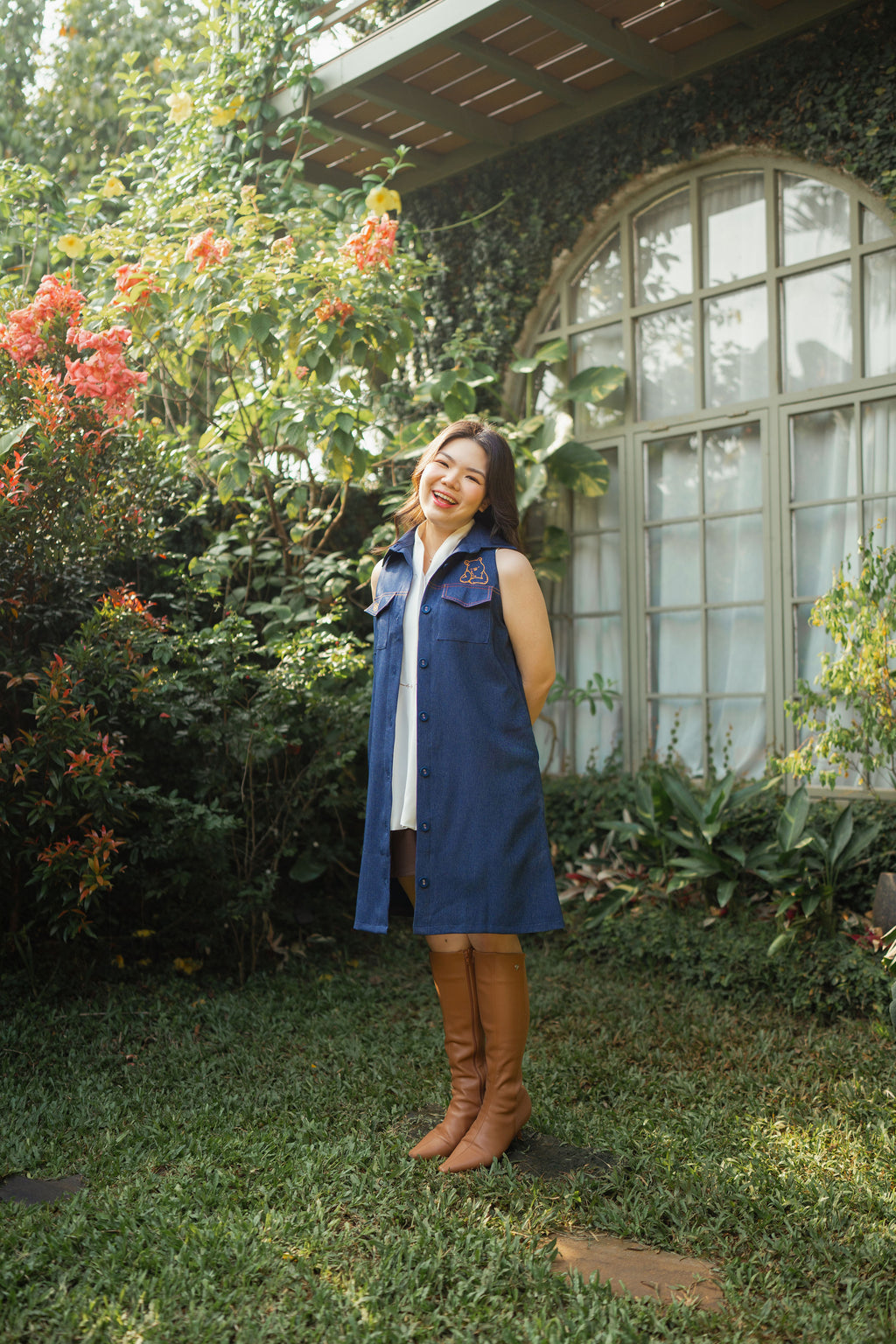 WTP Jeans Mini Dress in Denim