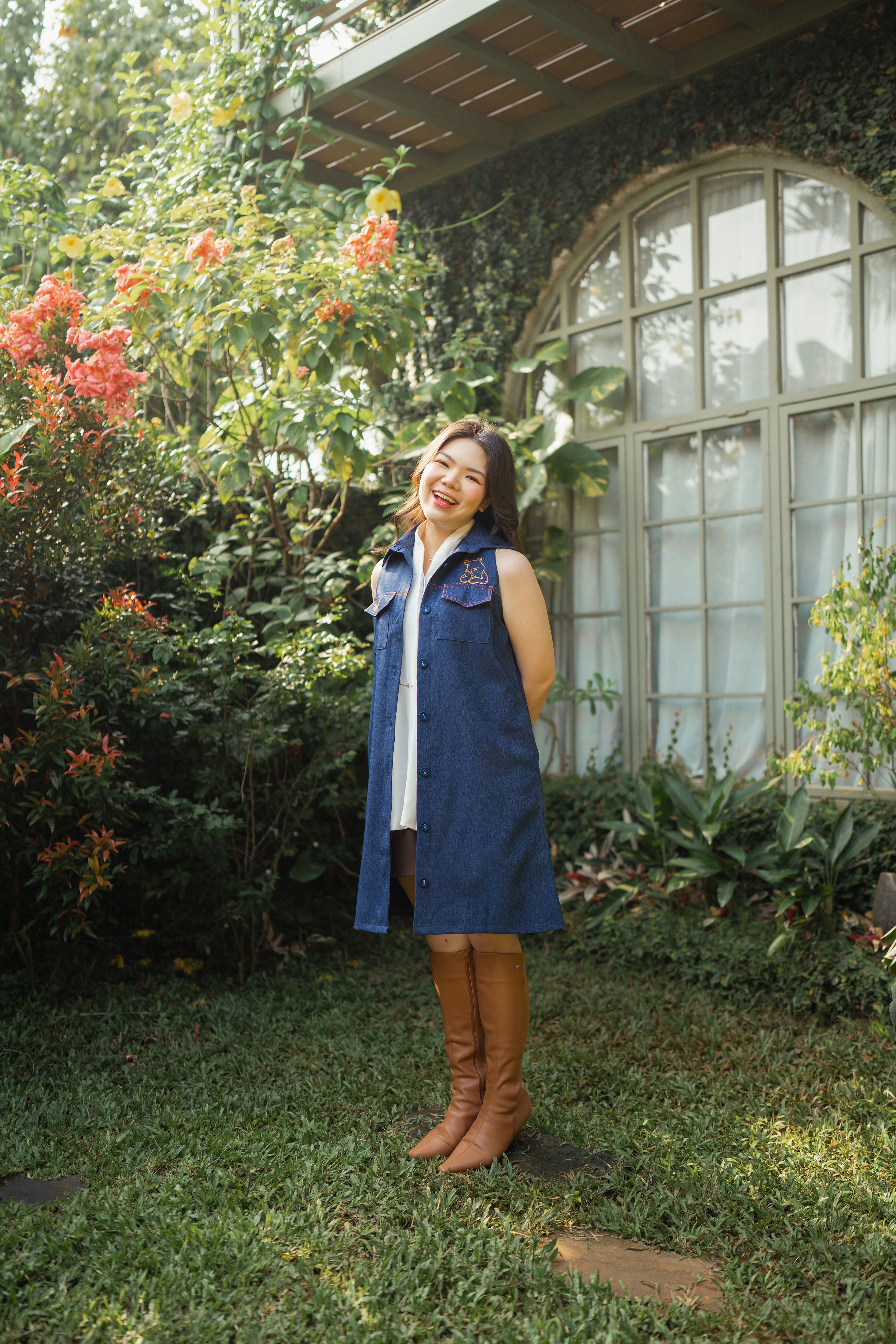 WTP Jeans Mini Dress in Denim