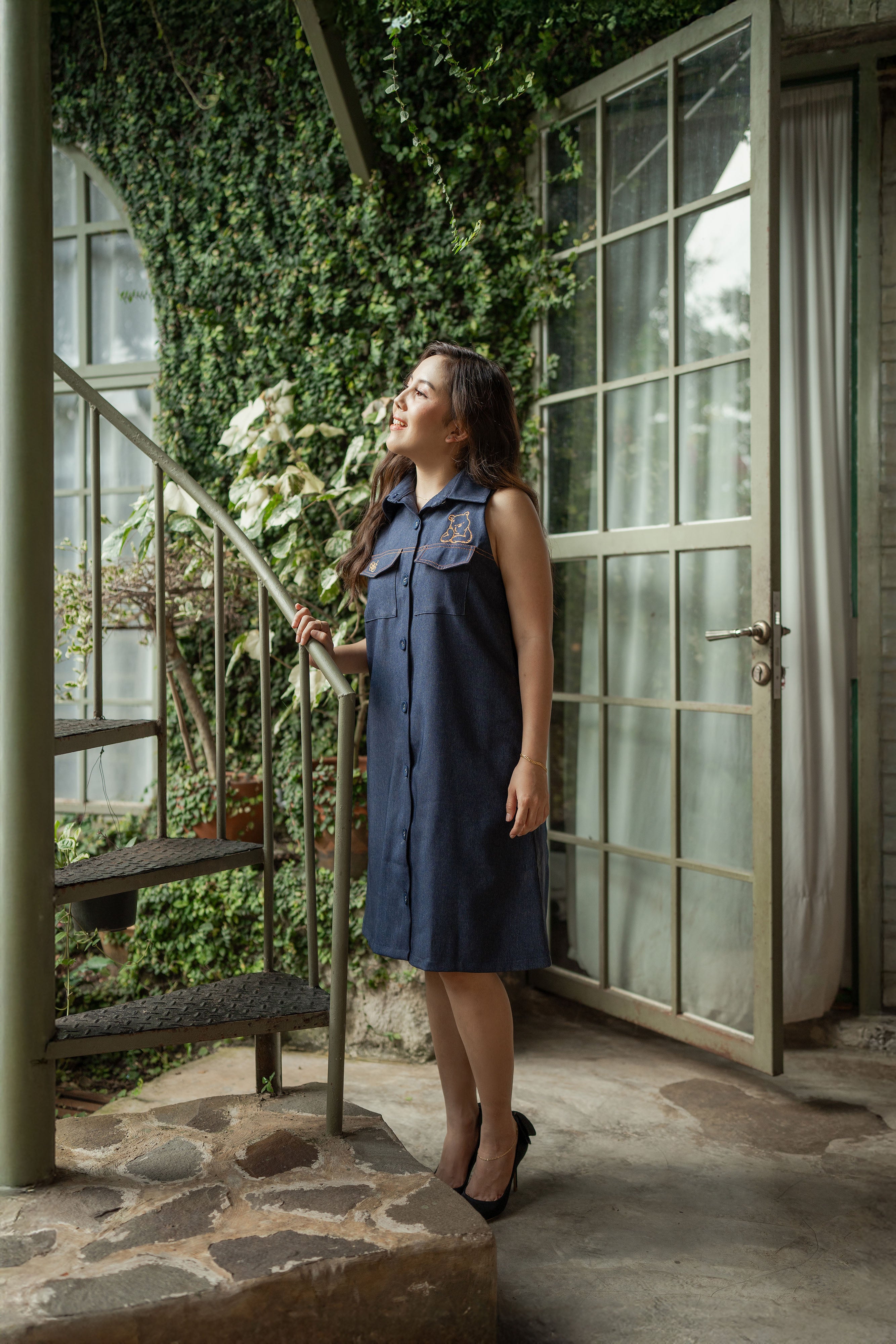 WTP Jeans Mini Dress in Denim
