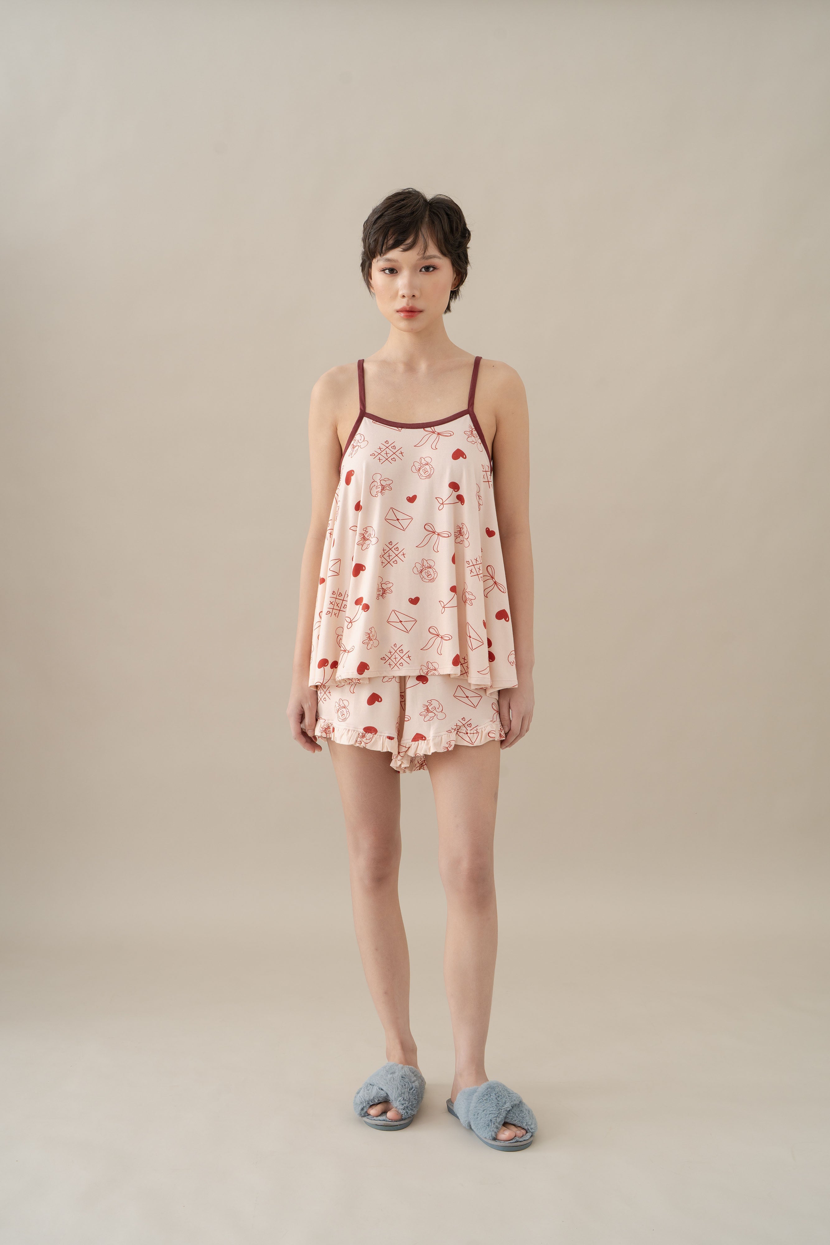 MM Sleeveless Pajamas Set in Hey Baby