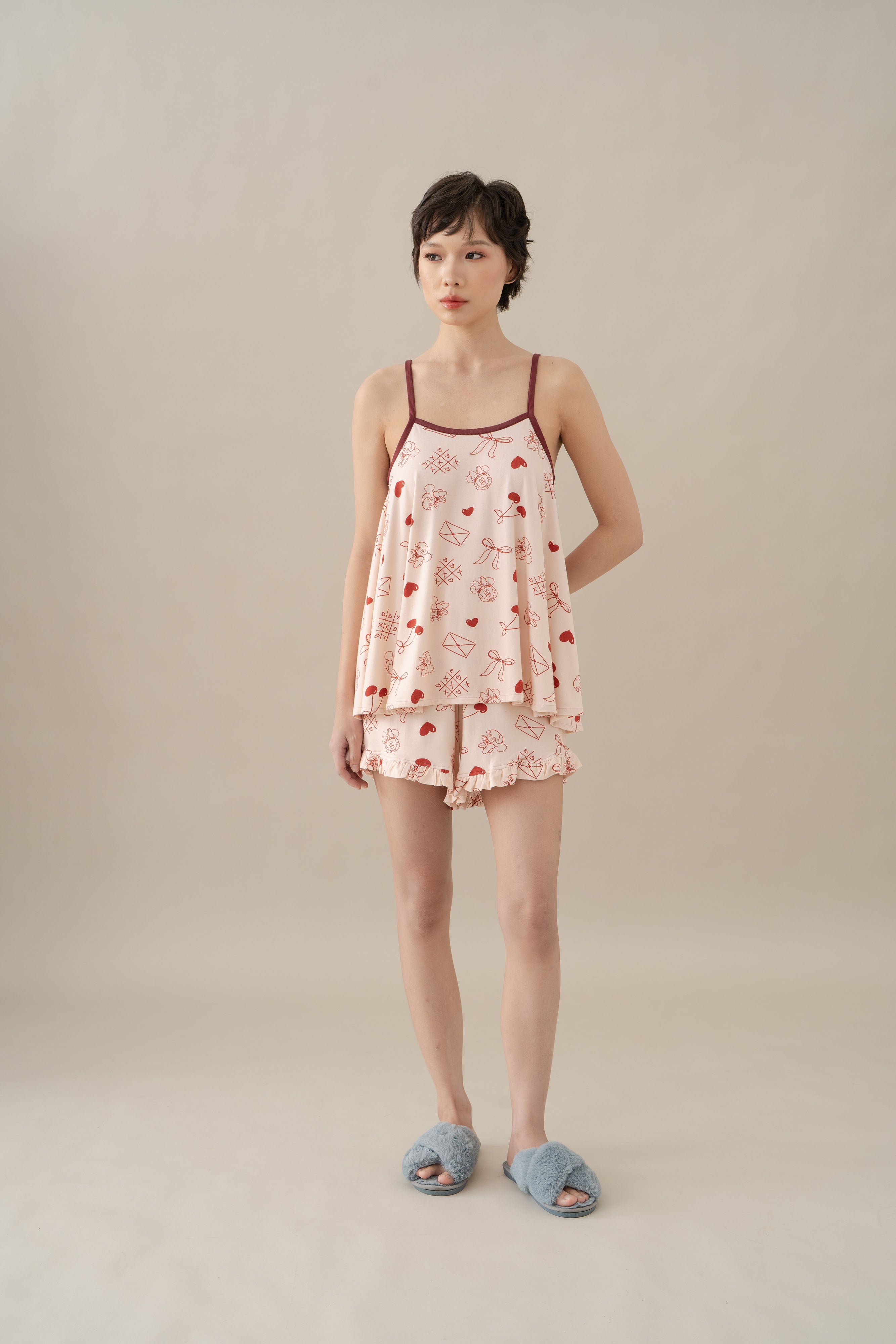 MM Sleeveless Pajamas Set in Hey Baby