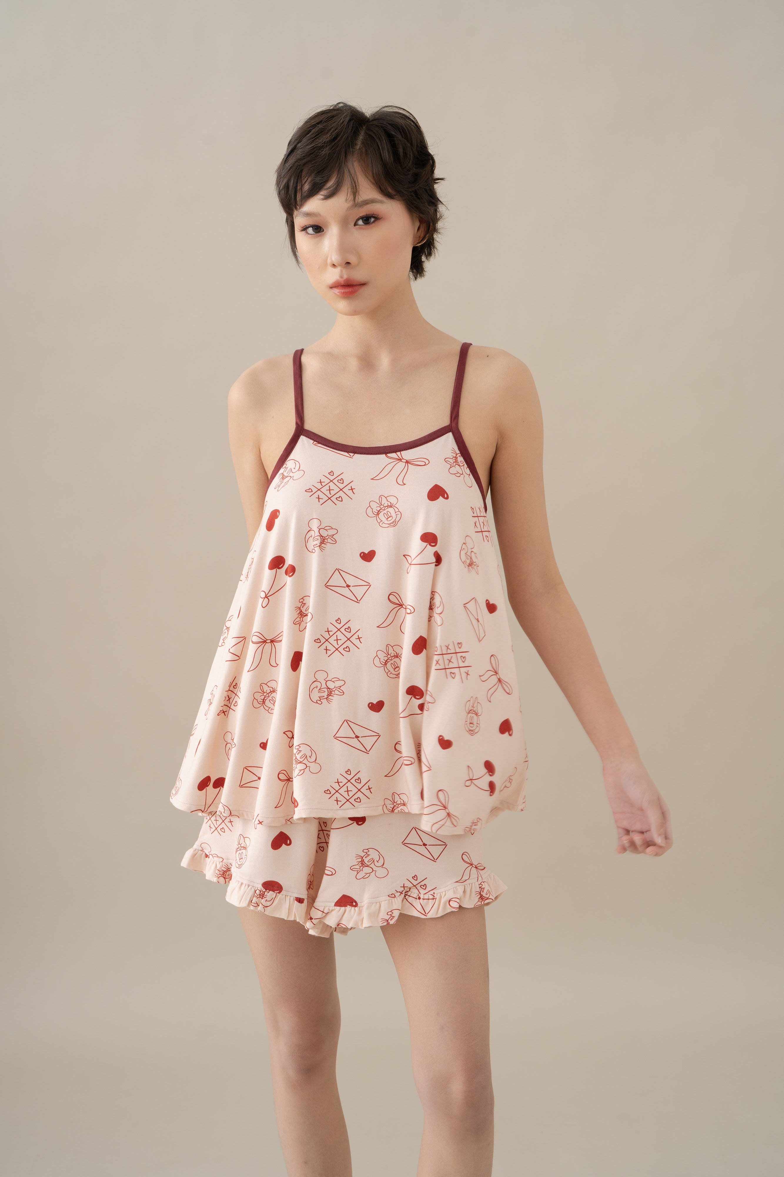 MM Sleeveless Pajamas Set in Hey Baby