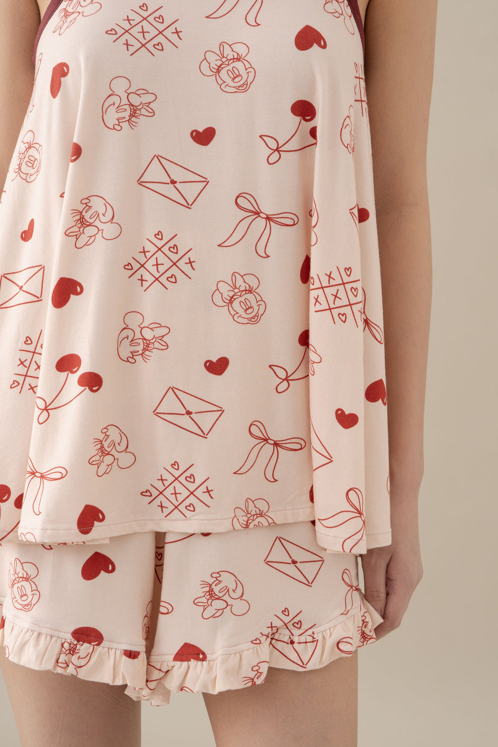 MM Sleeveless Pajamas Set in Hey Baby