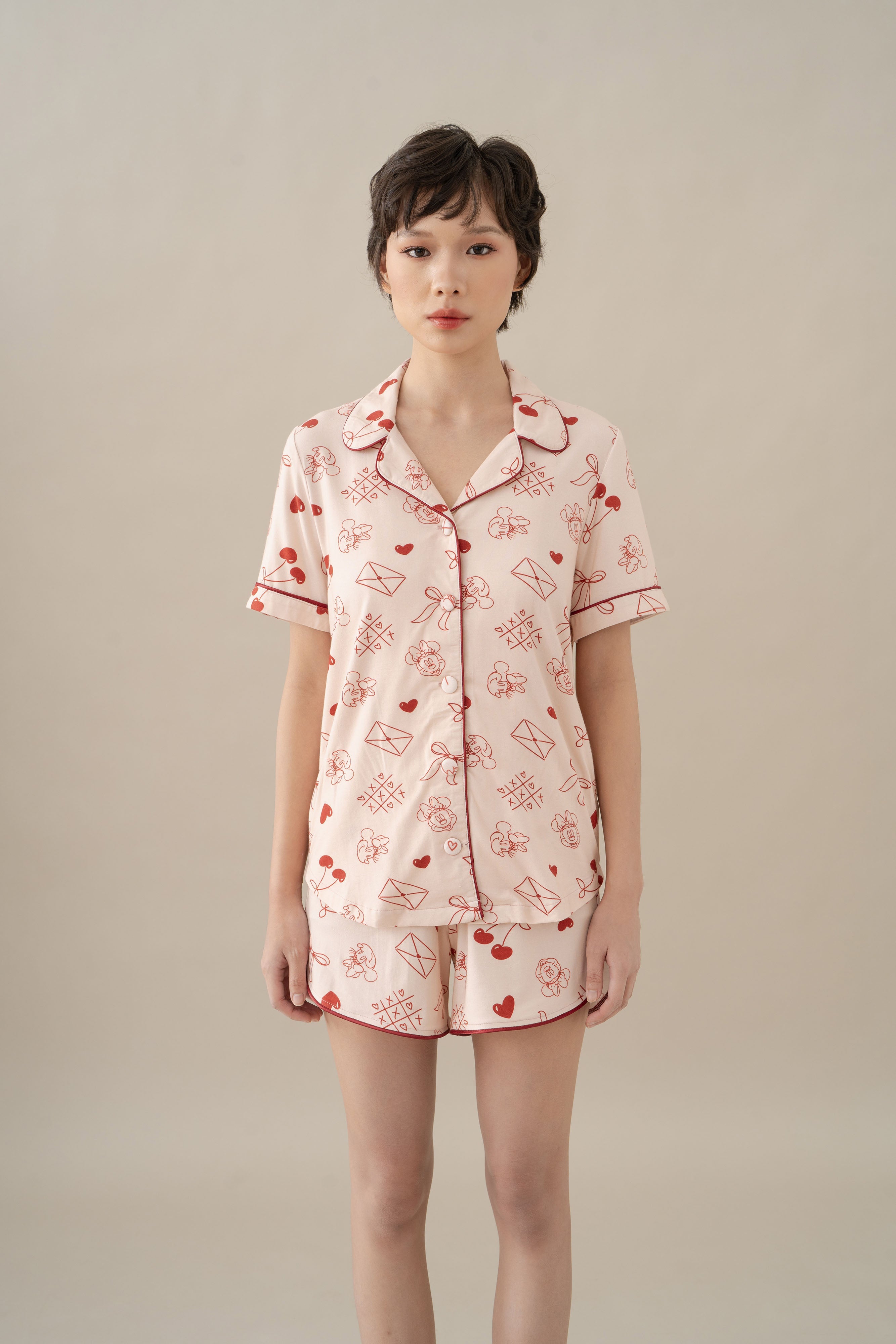 MM Pajamas Set in Hey Baby