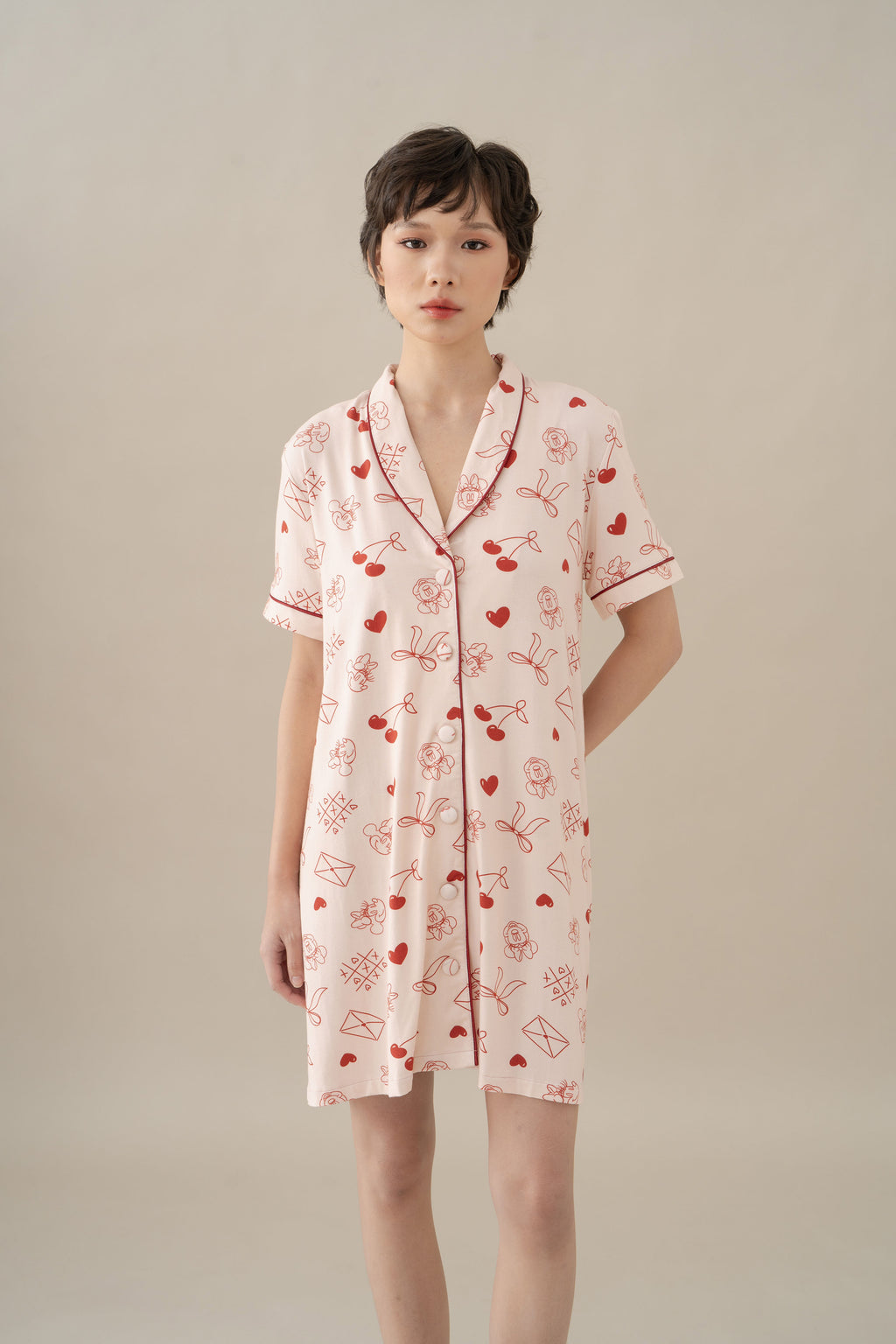 MM Shirt Dress in Hey Baby