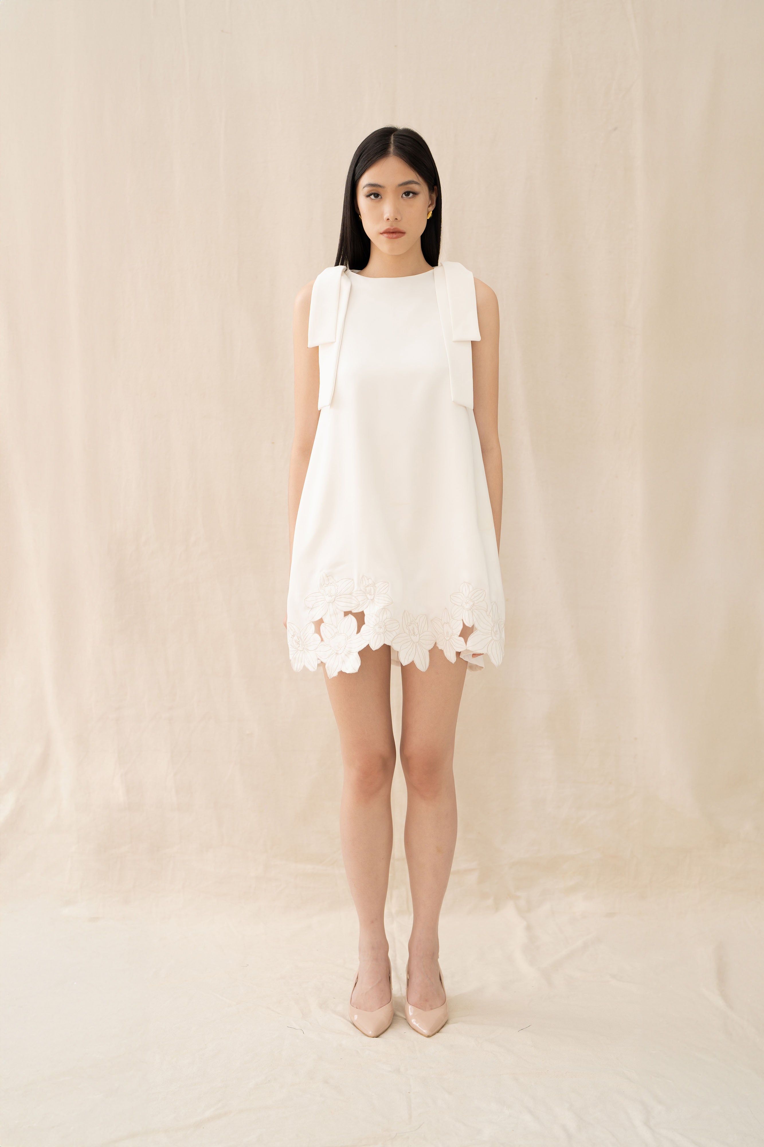 Essence Mini Dress With Embroidery