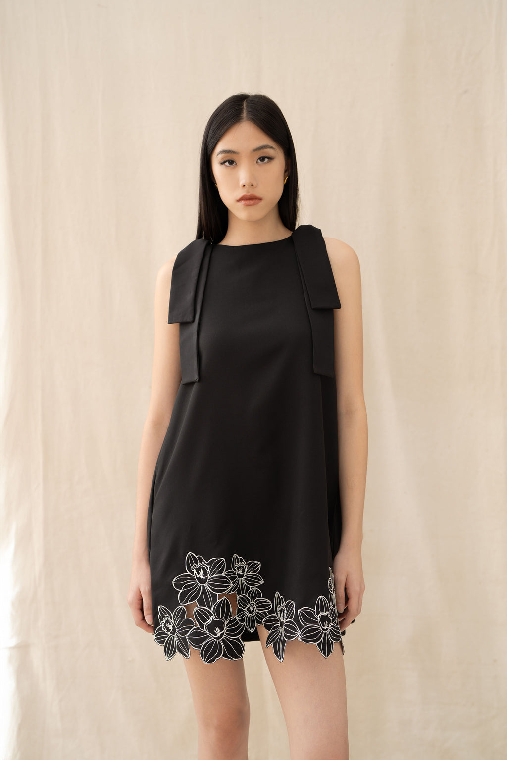 Essence Mini Dress With Embroidery