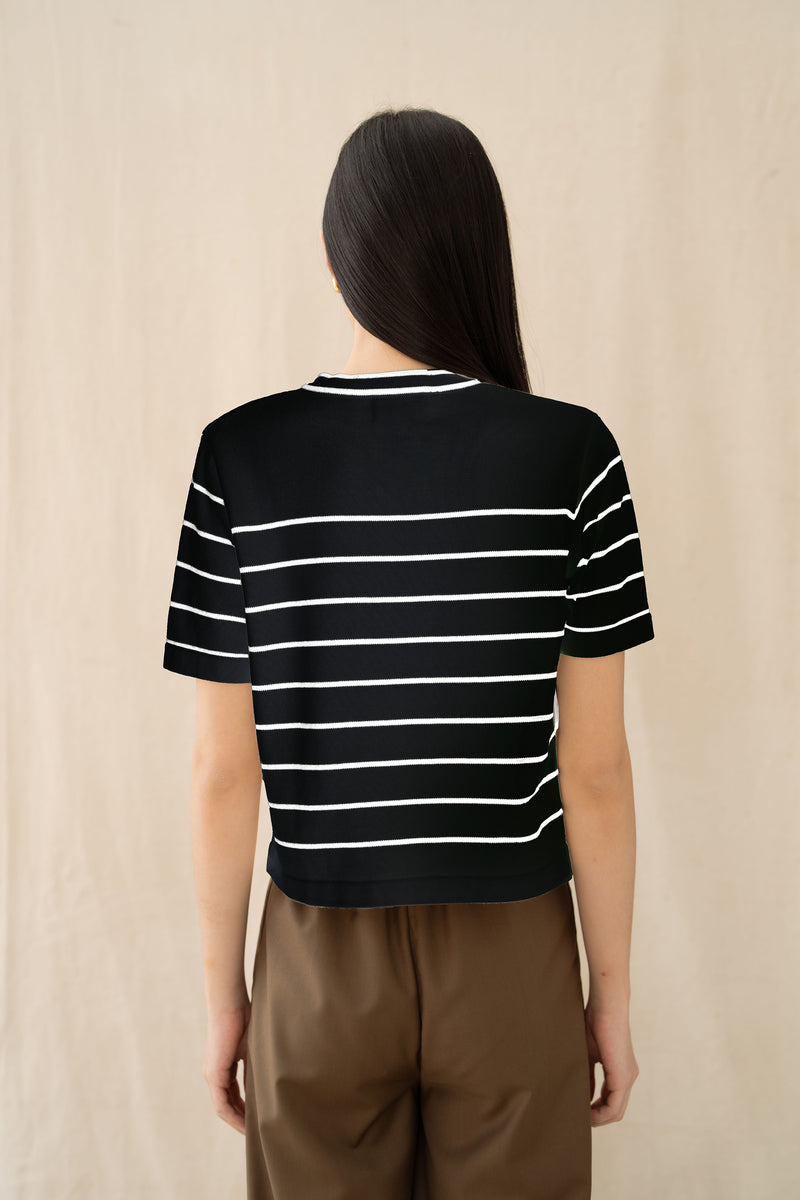 Essence Stripe Knit Top