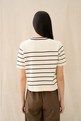 Essence Stripe Knit Top