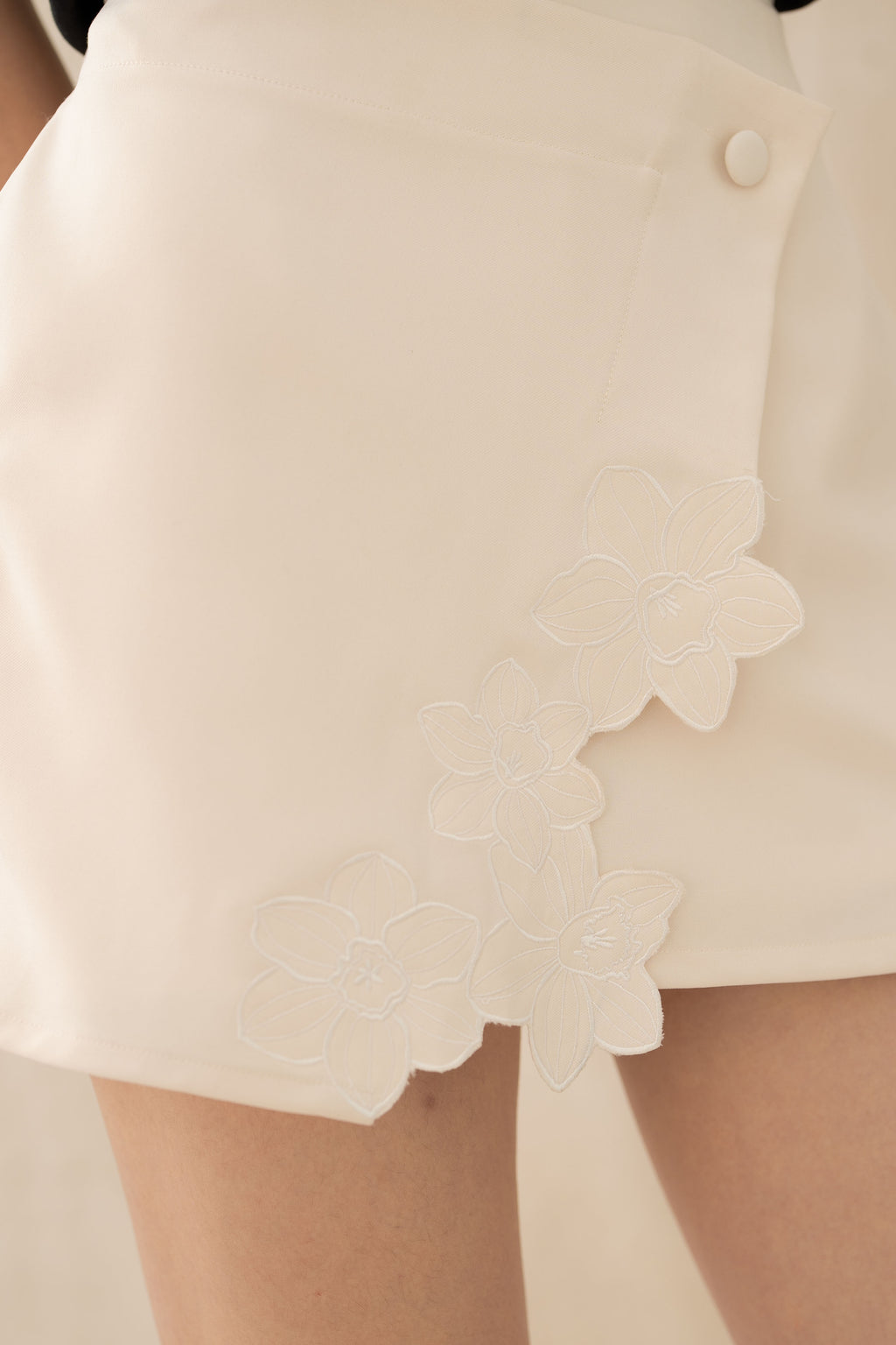 Essence Wrap Skort With Embroidery