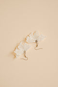 Quiet Lace Earrings in Buttermilk