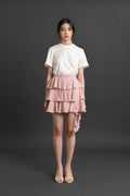 DA Ruffle Mini Skirt in Hey Baby