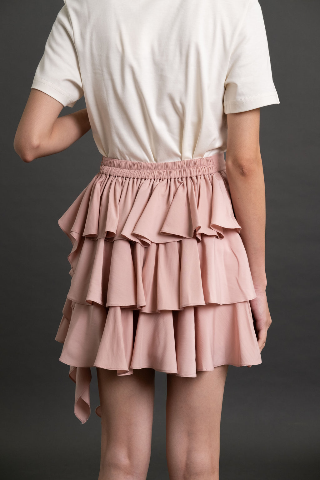 DA Ruffle Mini Skirt in Hey Baby