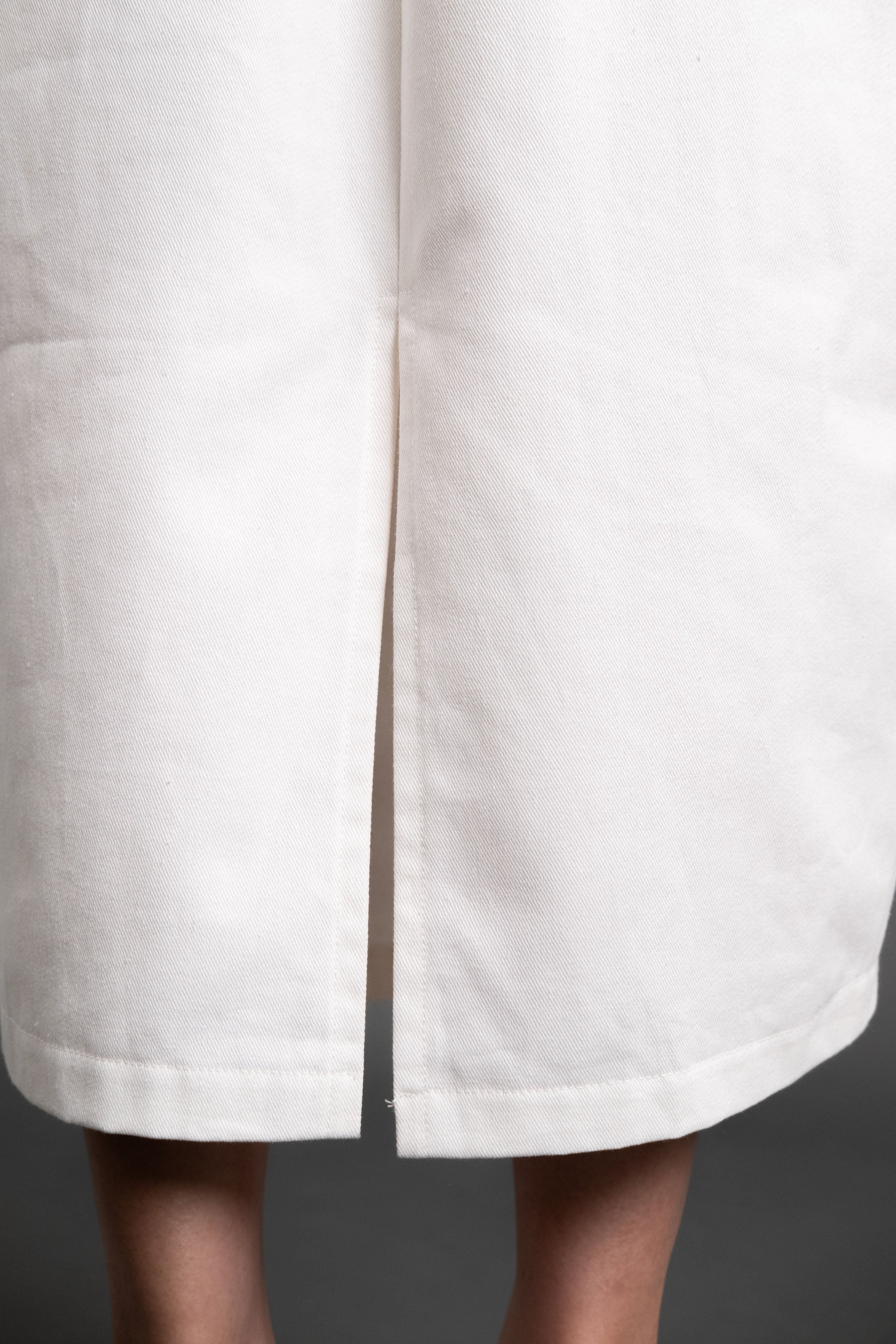 DA Origami Pocket Skirt in Buttermilk